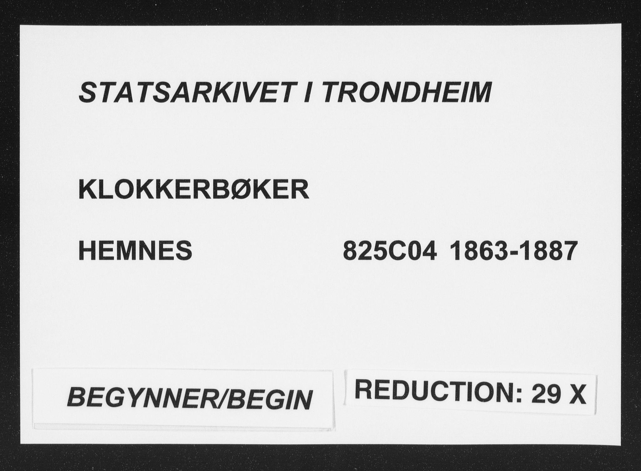 Ministerialprotokoller, klokkerbøker og fødselsregistre - Nordland, SAT/A-1459/825/L0367: Klokkerbok nr. 825C04, 1863-1887