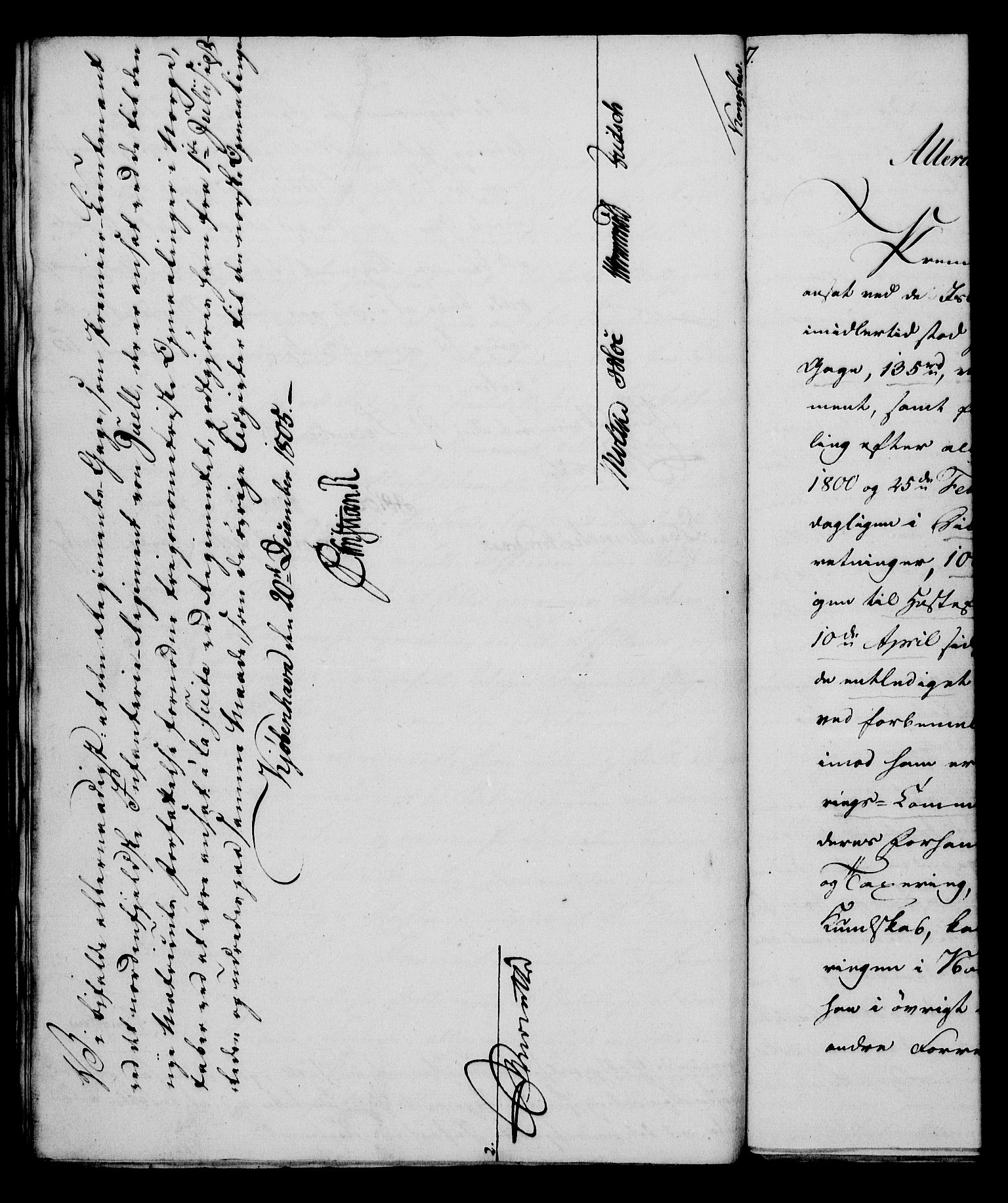 Rentekammeret, Kammerkanselliet, AV/RA-EA-3111/G/Gf/Gfa/L0087: Norsk relasjons- og resolusjonsprotokoll (merket RK 52.87), 1805, s. 637