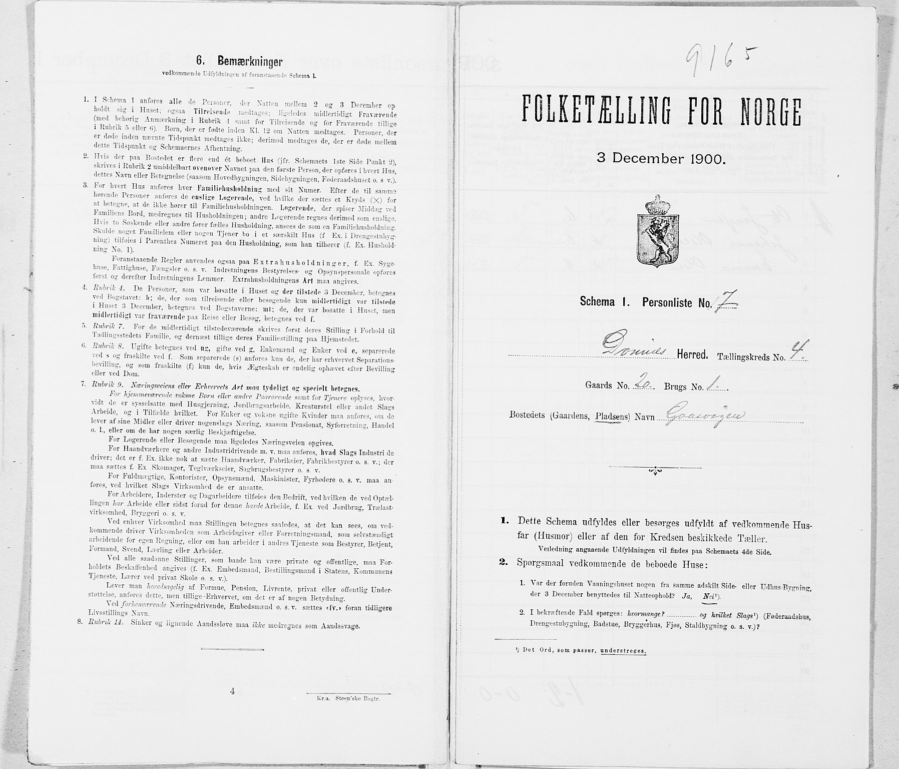 SAT, Folketelling 1900 for 1827 Dønnes herred, 1900, s. 590