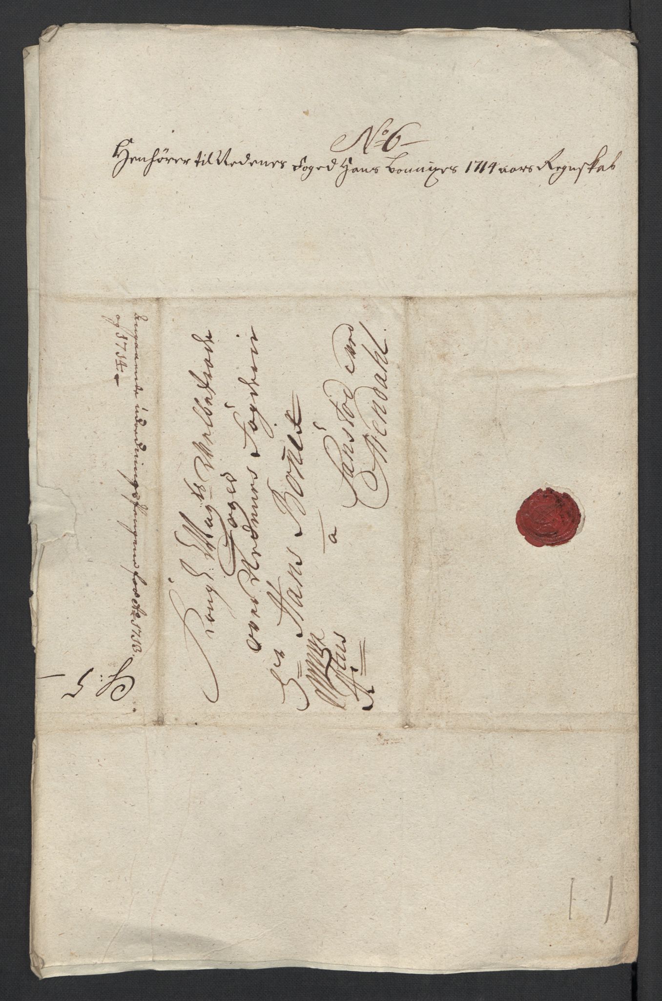 Rentekammeret inntil 1814, Reviderte regnskaper, Fogderegnskap, RA/EA-4092/R39/L2321: Fogderegnskap Nedenes, 1713-1714, s. 197