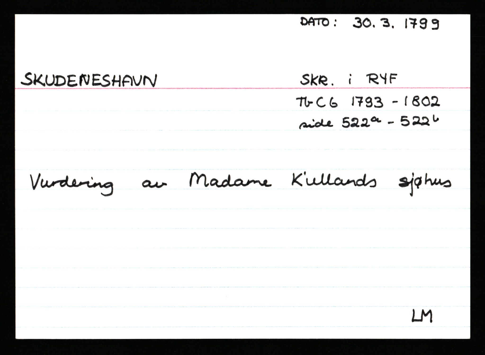 Statsarkivet i Stavanger, AV/SAST-A-101971/03/Y/Ym/L0053: Åstedskort sortert etter gårdsnavn: Skudeneshavn - Solbjør, 1600-1950, s. 4