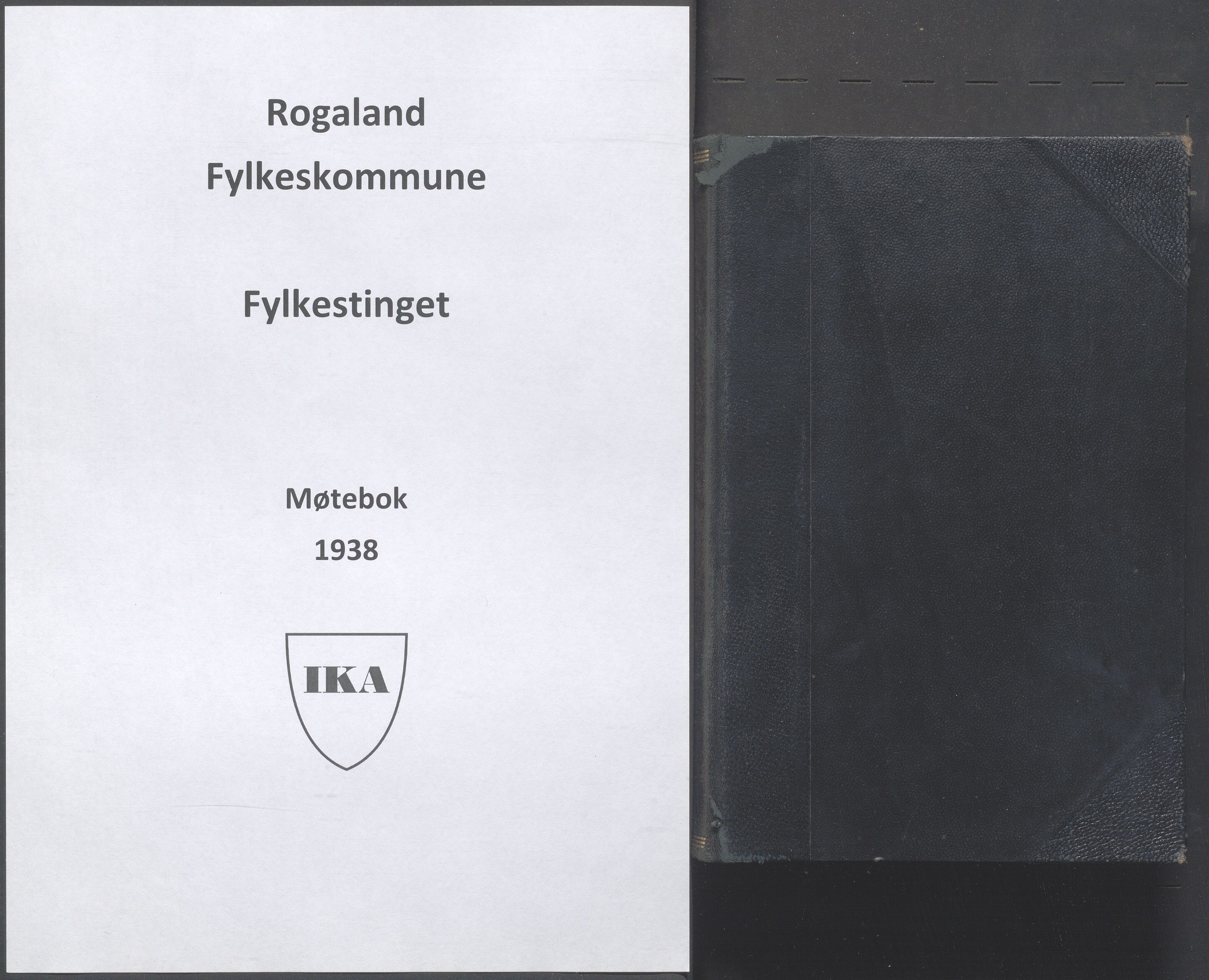 Rogaland fylkeskommune - Fylkesrådmannen , IKAR/A-900/A/Aa/Aaa/L0057: Møtebok , 1938