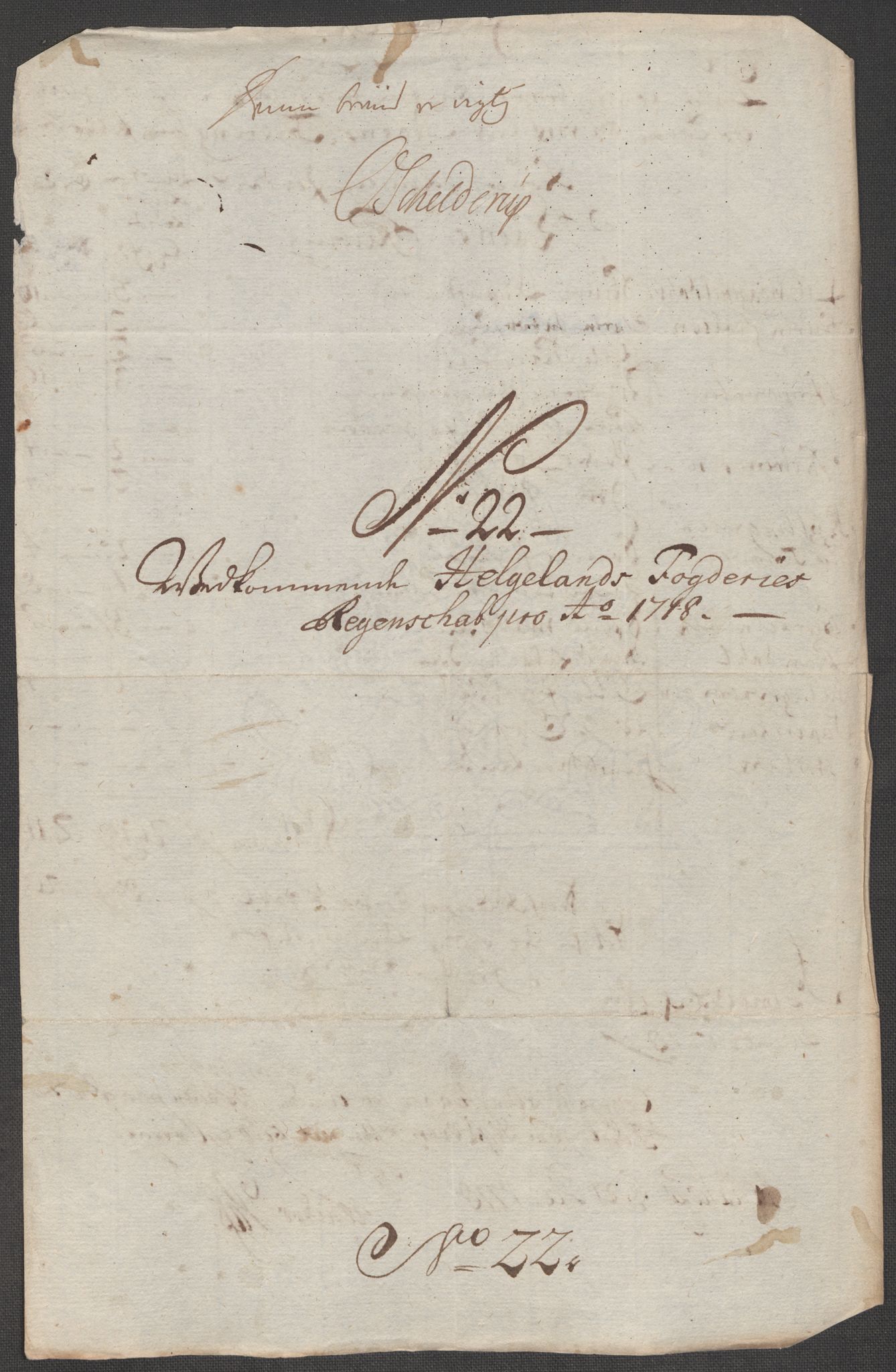 Rentekammeret inntil 1814, Reviderte regnskaper, Fogderegnskap, RA/EA-4092/R65/L4516: Fogderegnskap Helgeland, 1718, s. 204