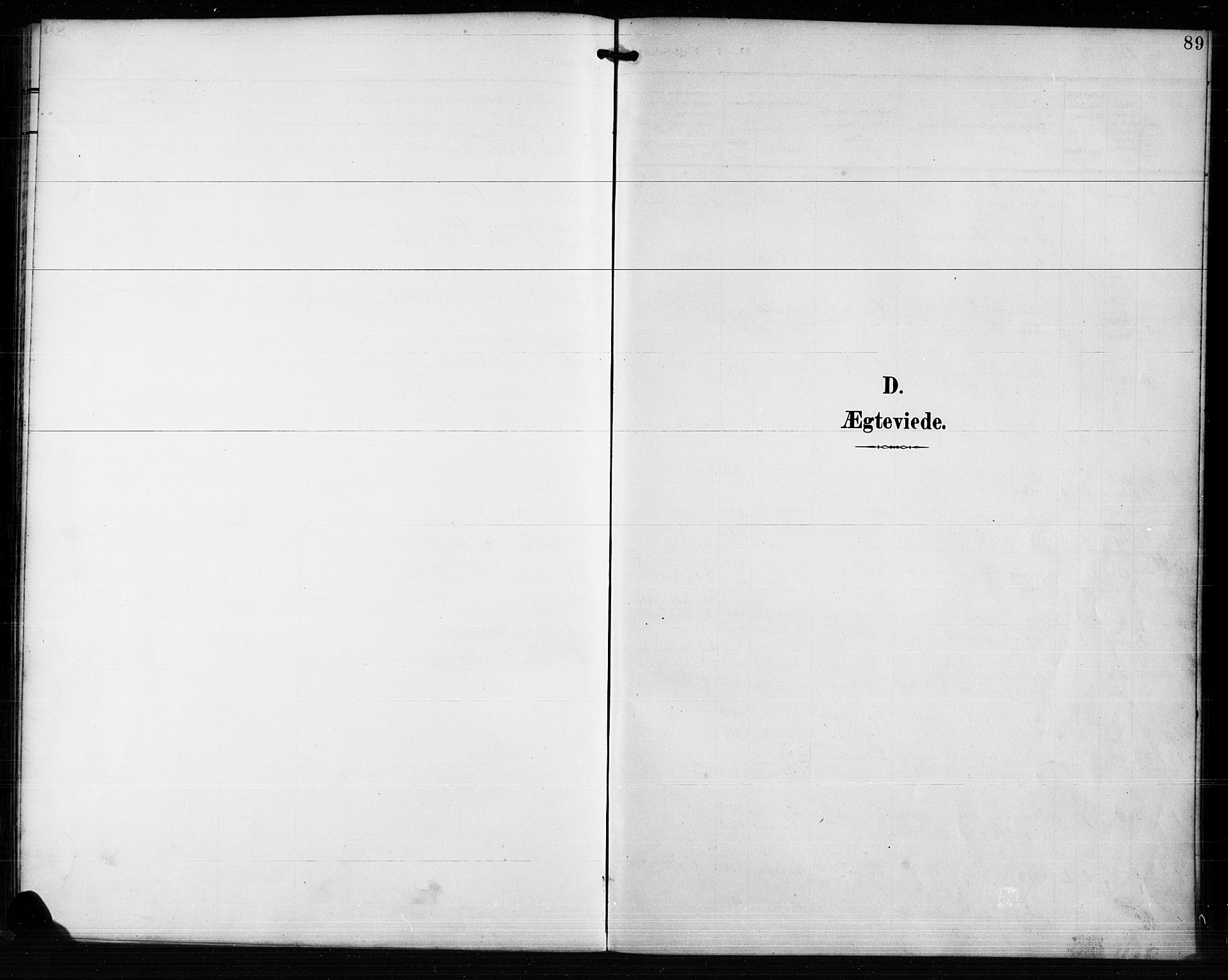 Valle sokneprestkontor, SAK/1111-0044/F/Fb/Fba/L0003: Klokkerbok nr. B 3, 1895-1916, s. 89
