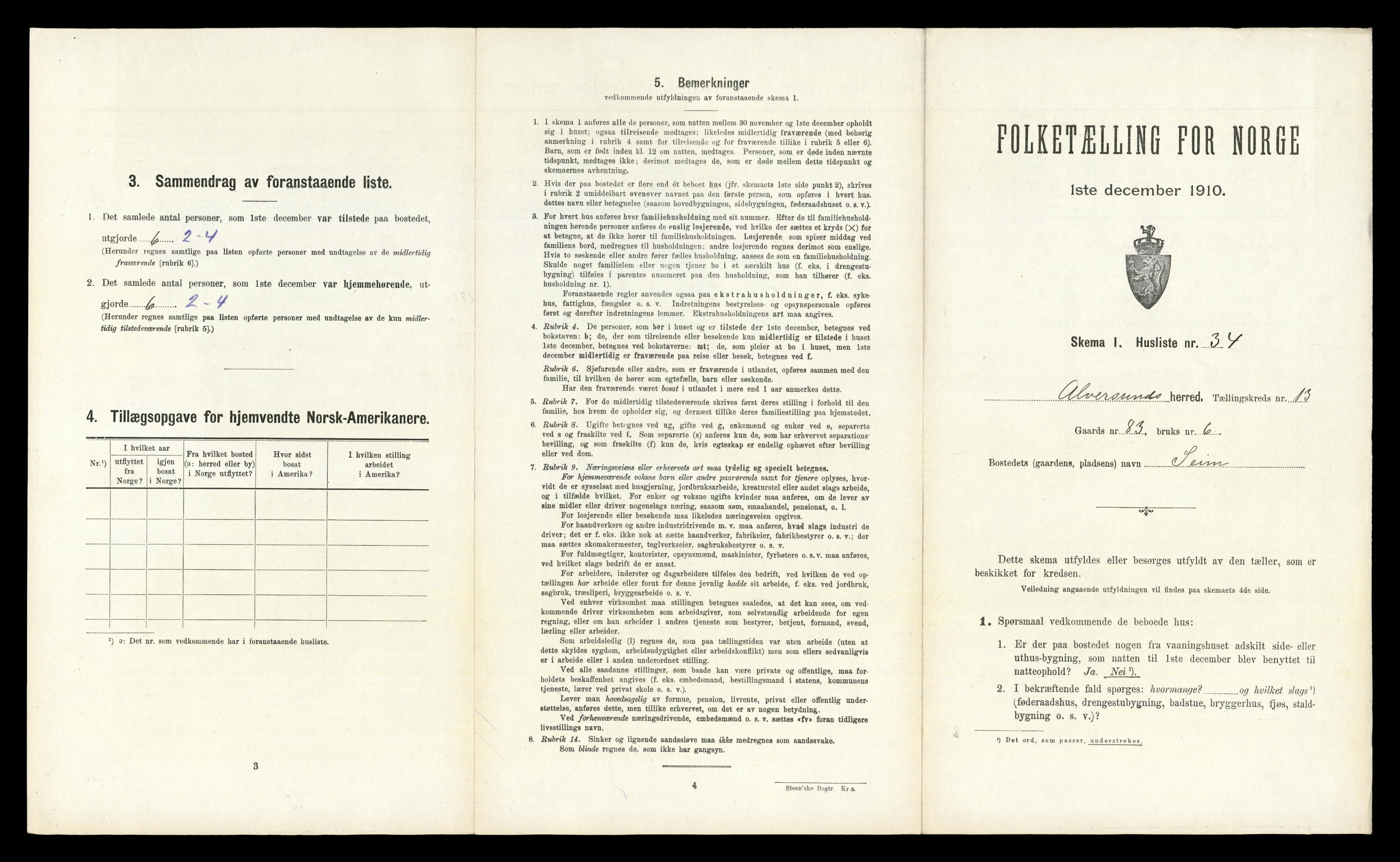 RA, Folketelling 1910 for 1257 Alversund herred, 1910, s. 972
