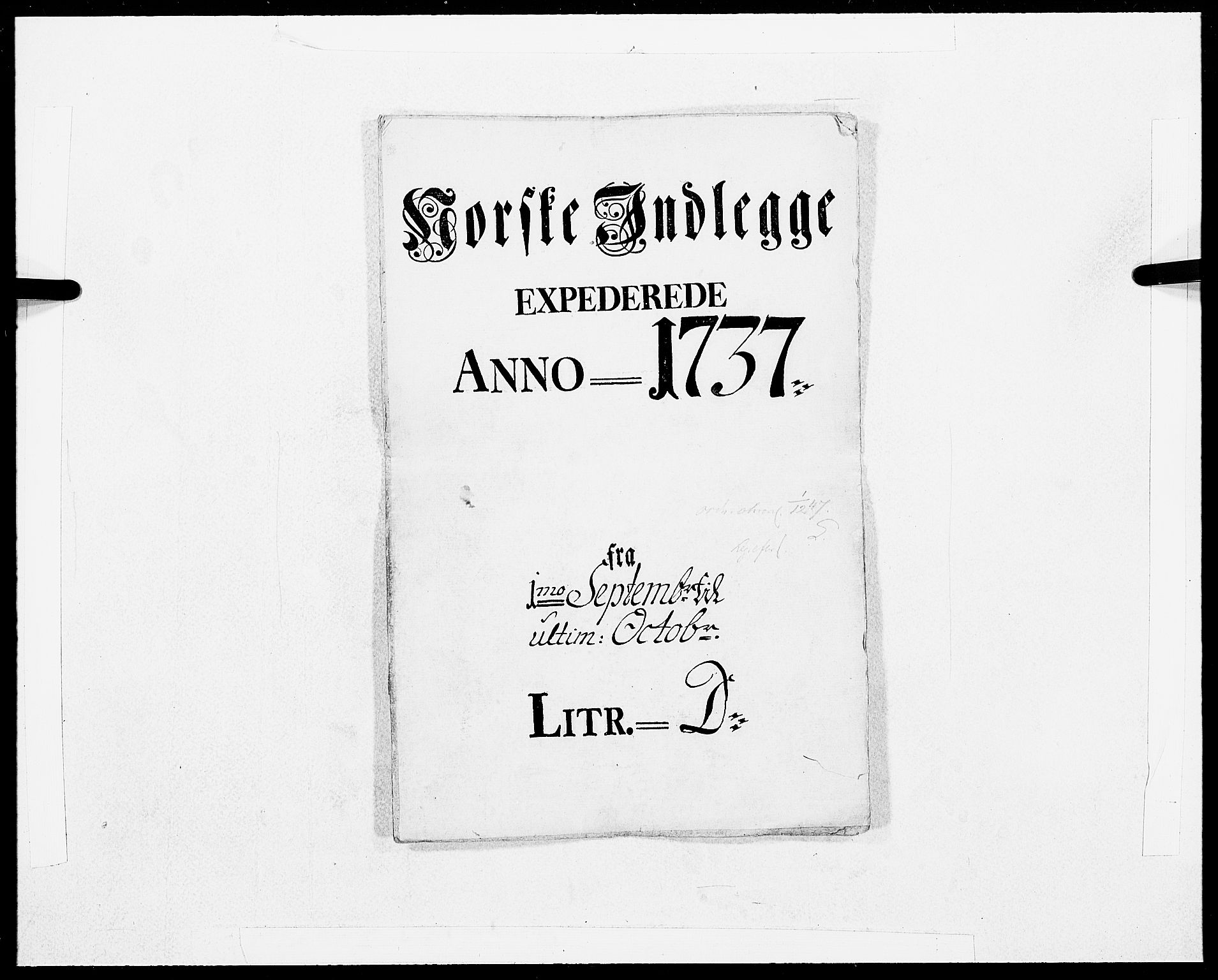 Danske Kanselli 1572-1799, RA/EA-3023/F/Fc/Fcc/Fcca/L0125: Norske innlegg 1572-1799, 1737, s. 200