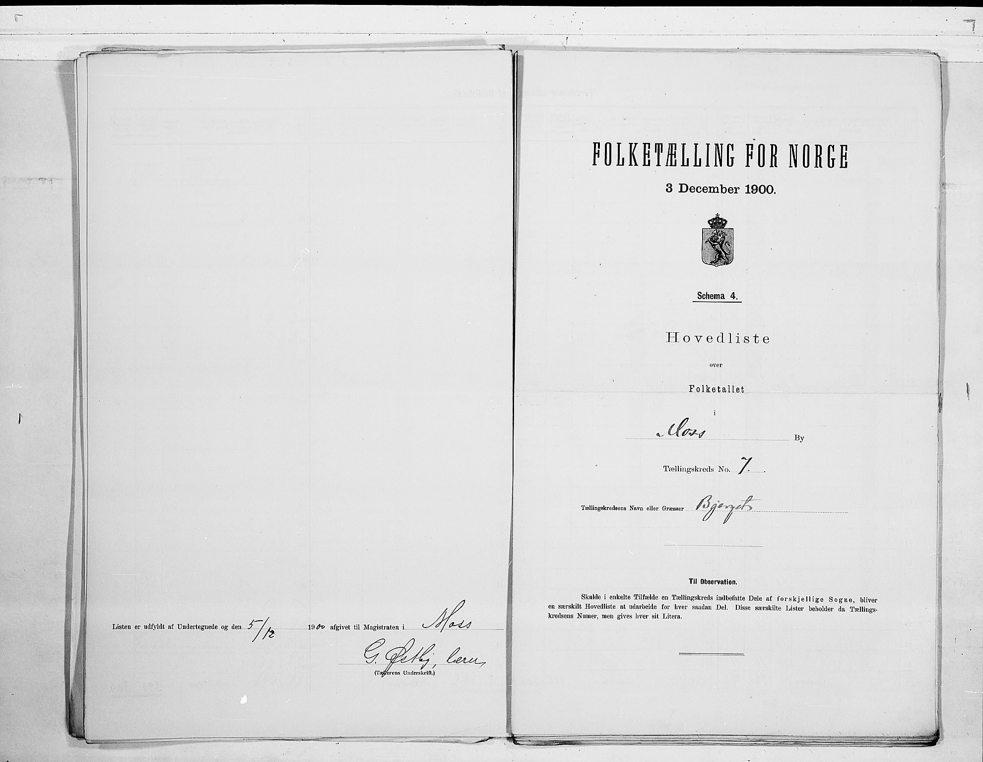 SAO, Folketelling 1900 for 0104 Moss kjøpstad, 1900, s. 16