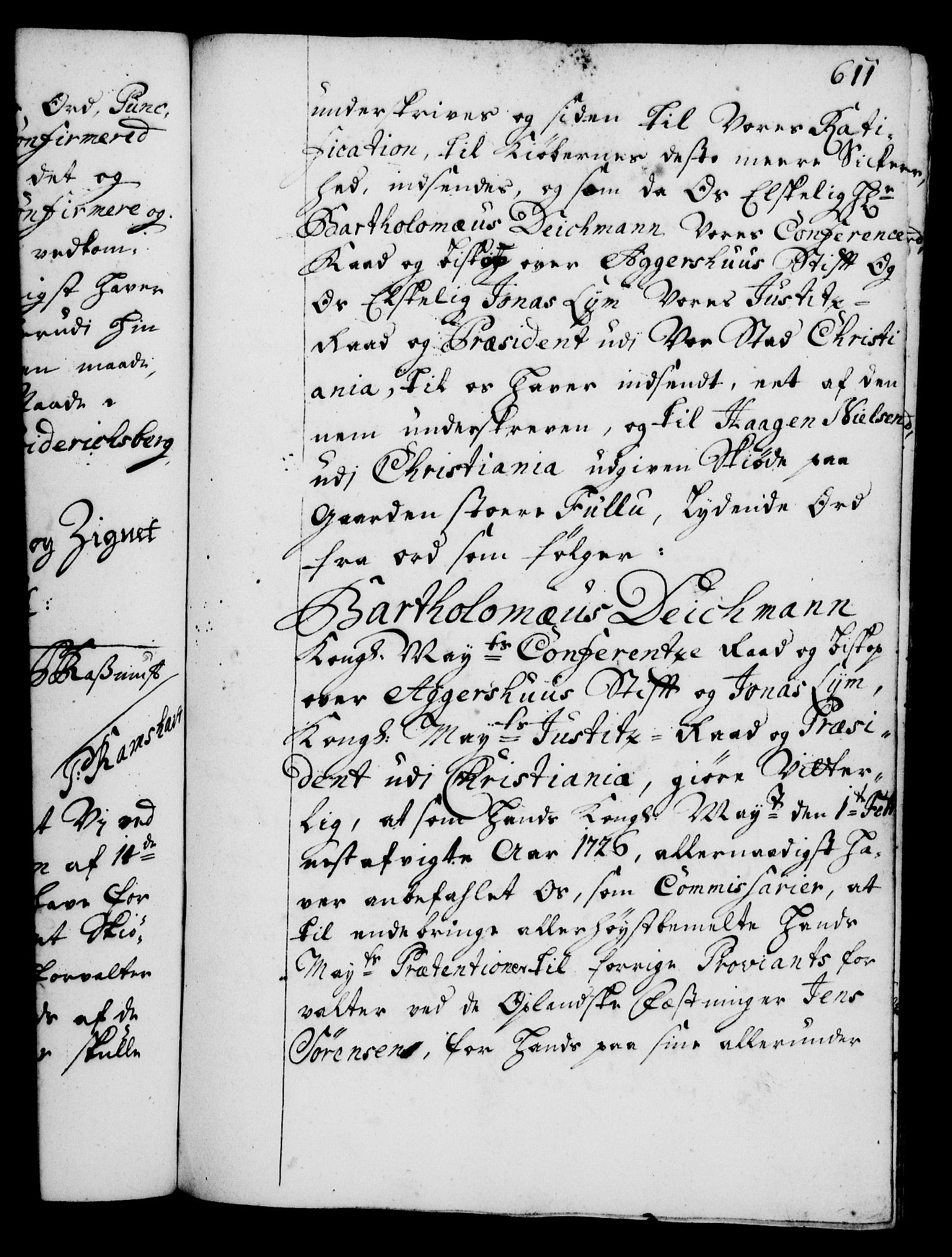 Rentekammeret, Kammerkanselliet, AV/RA-EA-3111/G/Gg/Gga/L0002: Norsk ekspedisjonsprotokoll med register (merket RK 53.2), 1723-1727, s. 611