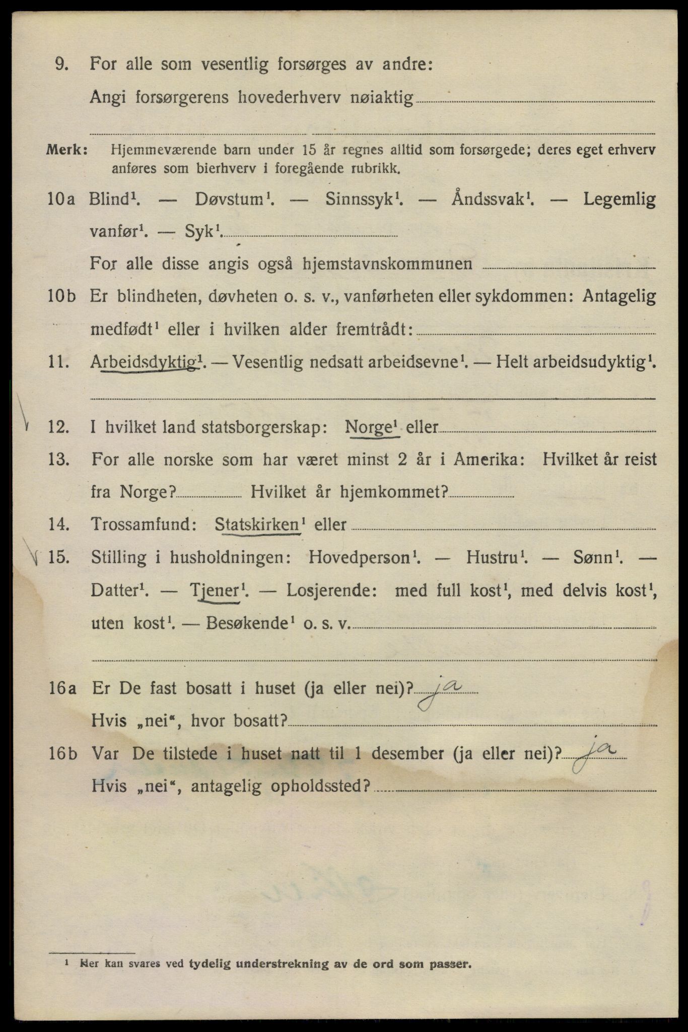 SAO, Folketelling 1920 for 0301 Kristiania kjøpstad, 1920, s. 203414