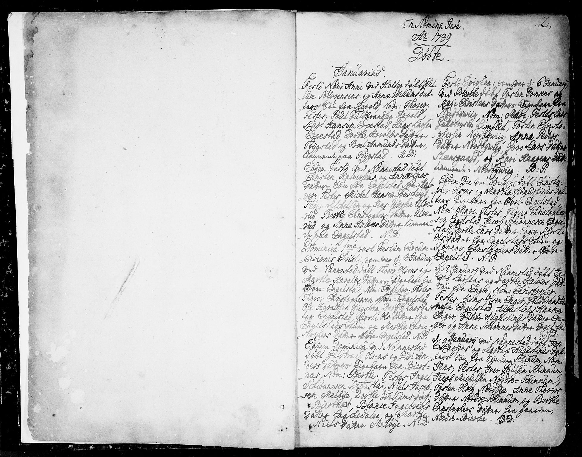 Nannestad prestekontor Kirkebøker, SAO/A-10414a/F/Fa/L0006: Ministerialbok nr. I 6, 1739-1754, s. 2
