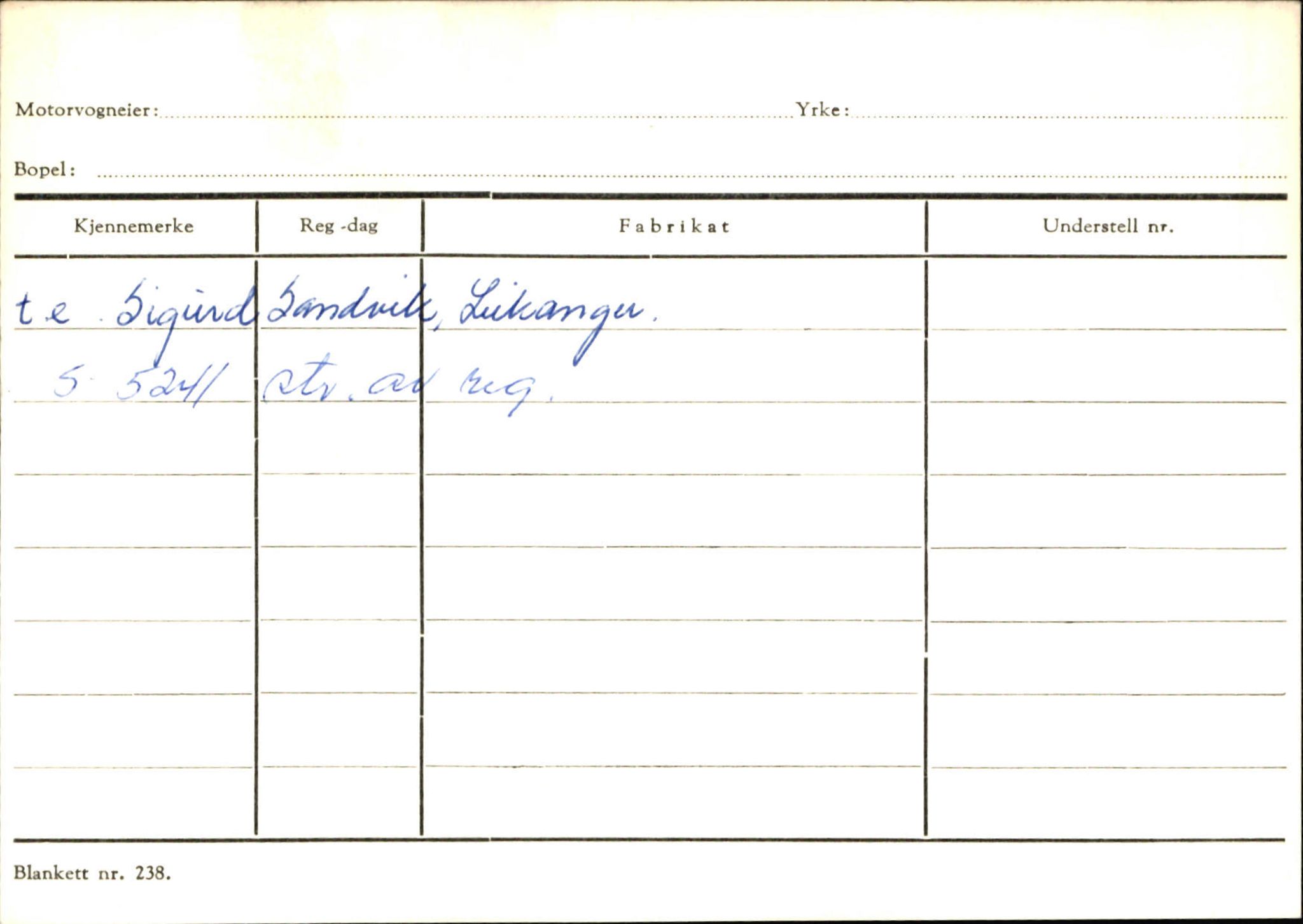 Statens vegvesen, Sogn og Fjordane vegkontor, AV/SAB-A-5301/4/F/L0126: Eigarregister Fjaler M-Å. Leikanger A-Å, 1945-1975, s. 2398