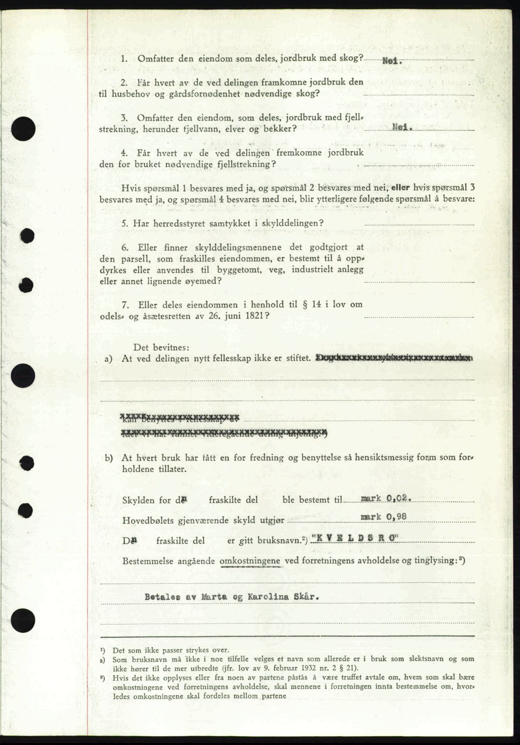 Midhordland sorenskriveri, SAB/A-3001/1/G/Gb/Gbh/L0032: Pantebok nr. A62-63, 1949-1949, Dagboknr: 3648/1949