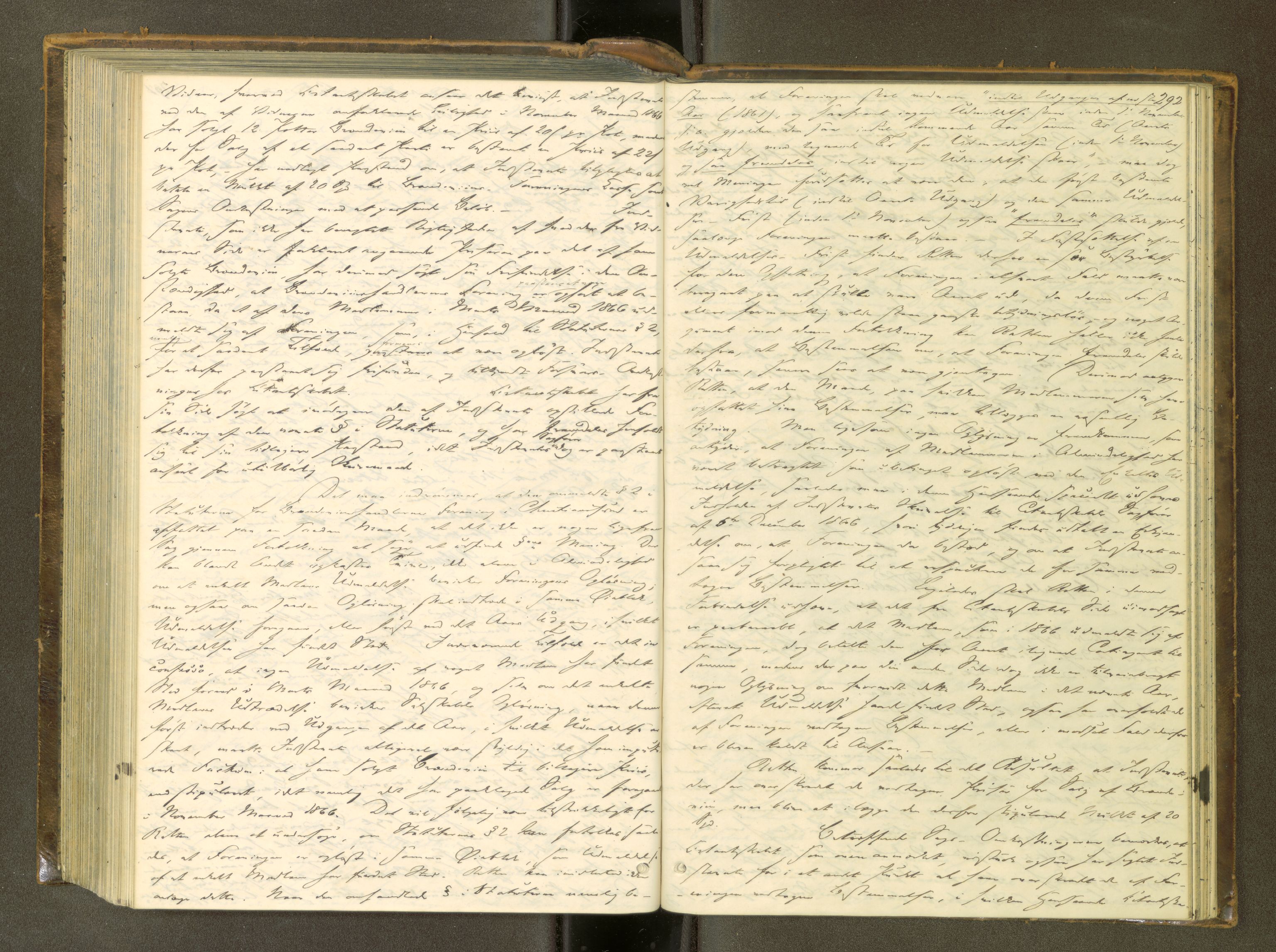 Kristiansund byfogd, AV/SAT-A-4587/A/04/L0003: Domprotokoll. Aut. 08.10.1861, 1861-1868, s. 291b-292a