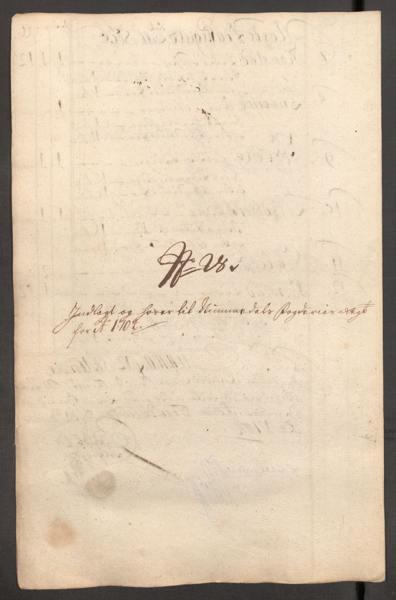 Rentekammeret inntil 1814, Reviderte regnskaper, Fogderegnskap, AV/RA-EA-4092/R64/L4428: Fogderegnskap Namdal, 1703-1704, s. 376