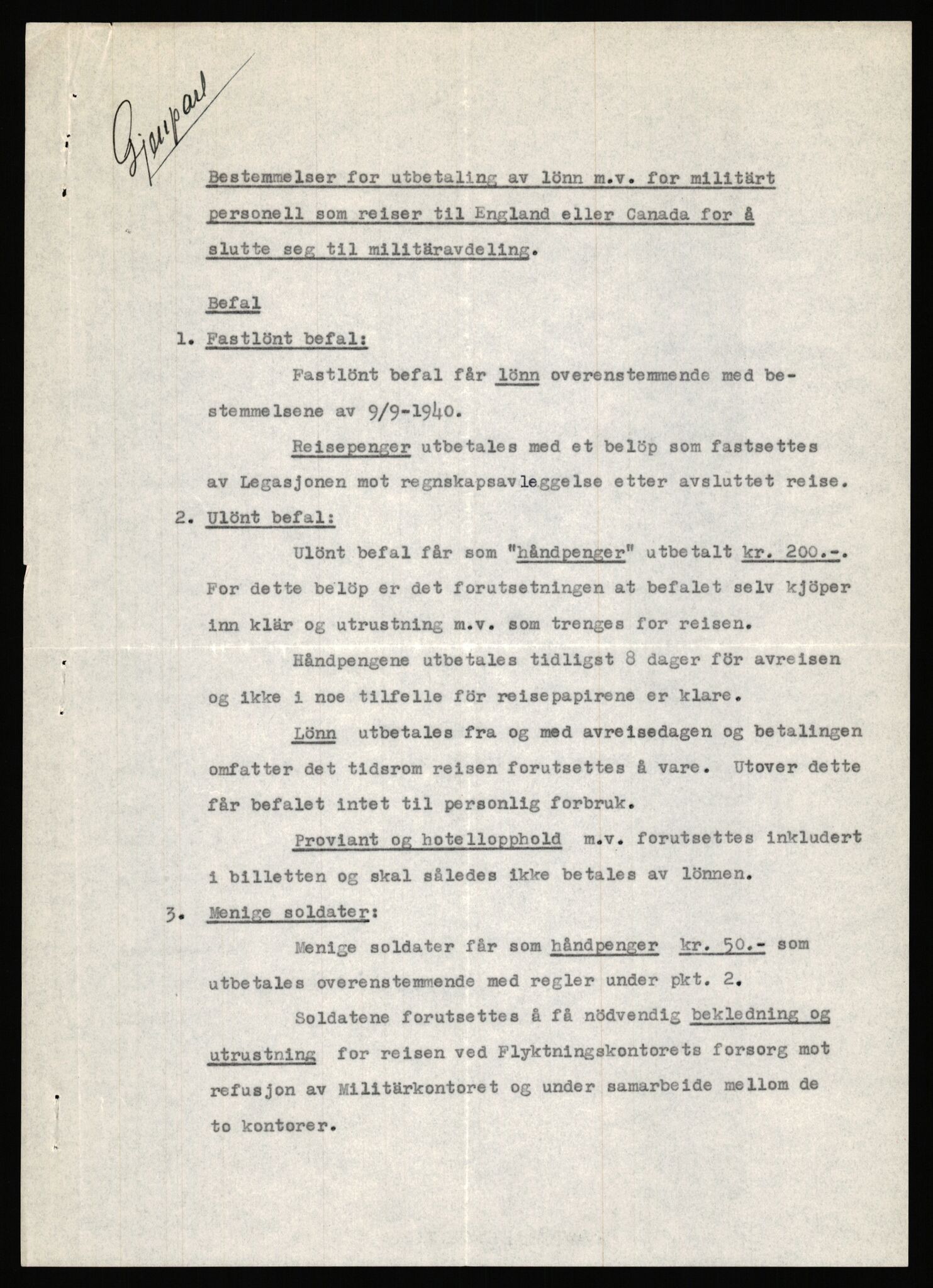Forsvaret, Forsvarets krigshistoriske avdeling, AV/RA-RAFA-2017/Y/Ya/L0006: II-C-11-11,2 - Utenriksdepartementet.  Legasjonen i Helsingfors., 1940-1946, s. 245