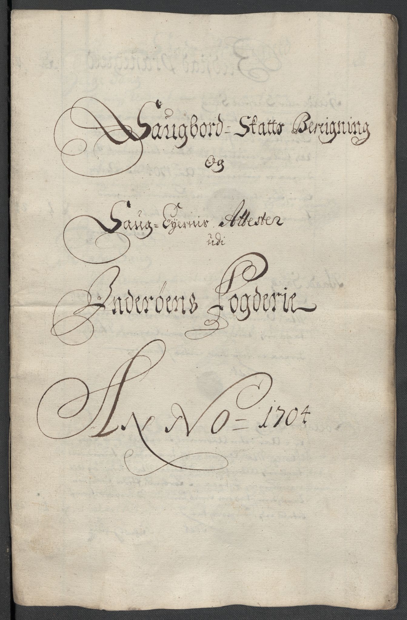 Rentekammeret inntil 1814, Reviderte regnskaper, Fogderegnskap, RA/EA-4092/R63/L4313: Fogderegnskap Inderøy, 1703-1704, s. 468