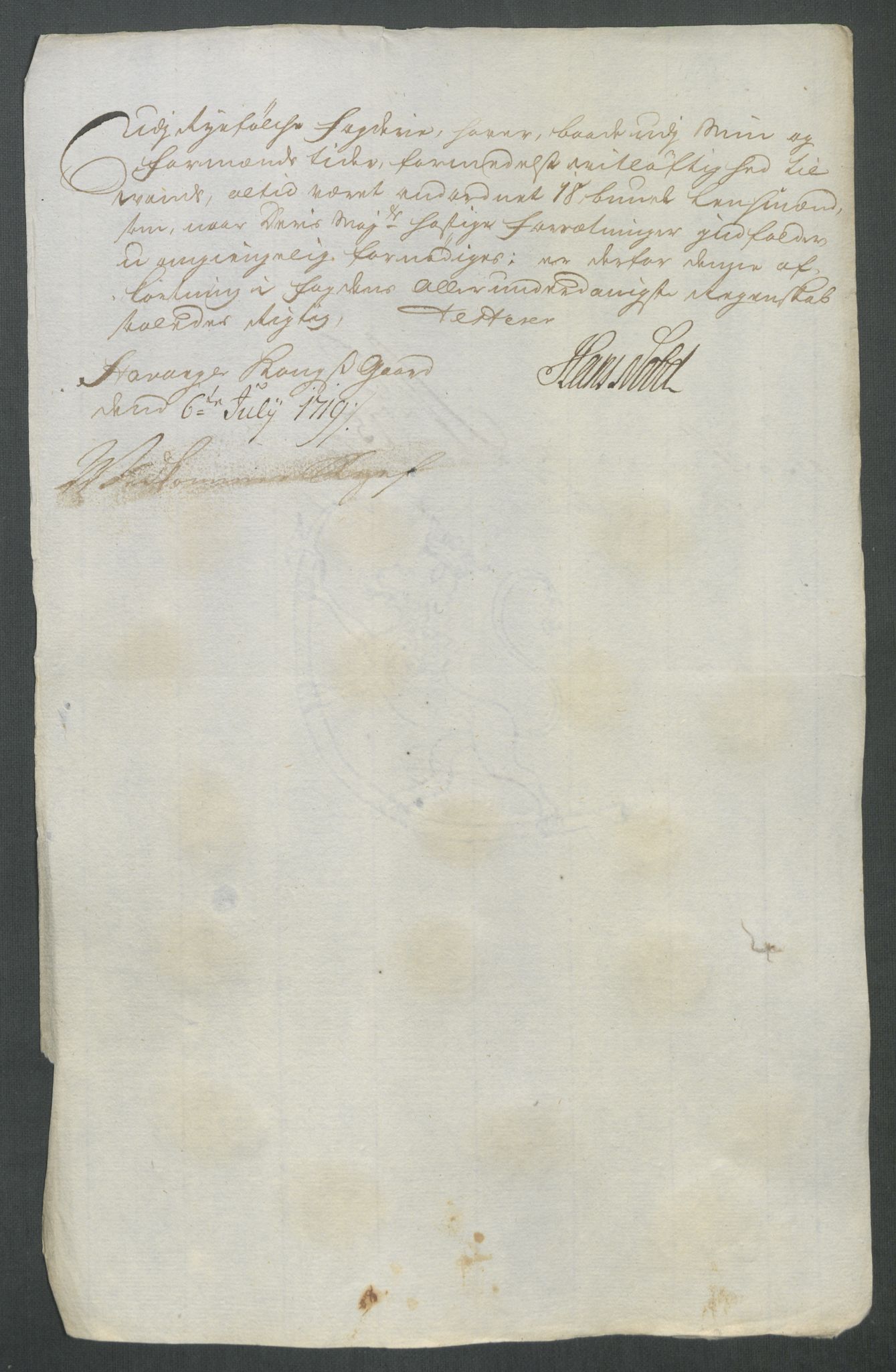 Rentekammeret inntil 1814, Reviderte regnskaper, Fogderegnskap, AV/RA-EA-4092/R47/L2871: Fogderegnskap Ryfylke, 1718, s. 343