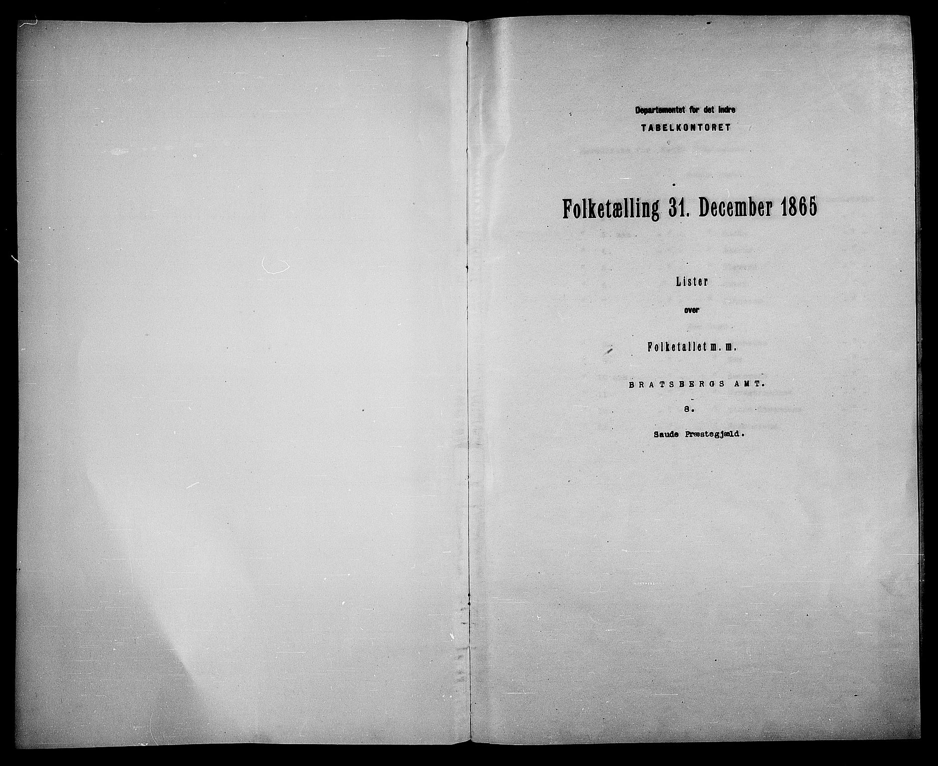 RA, Folketelling 1865 for 0822P Sauherad prestegjeld, 1865, s. 3
