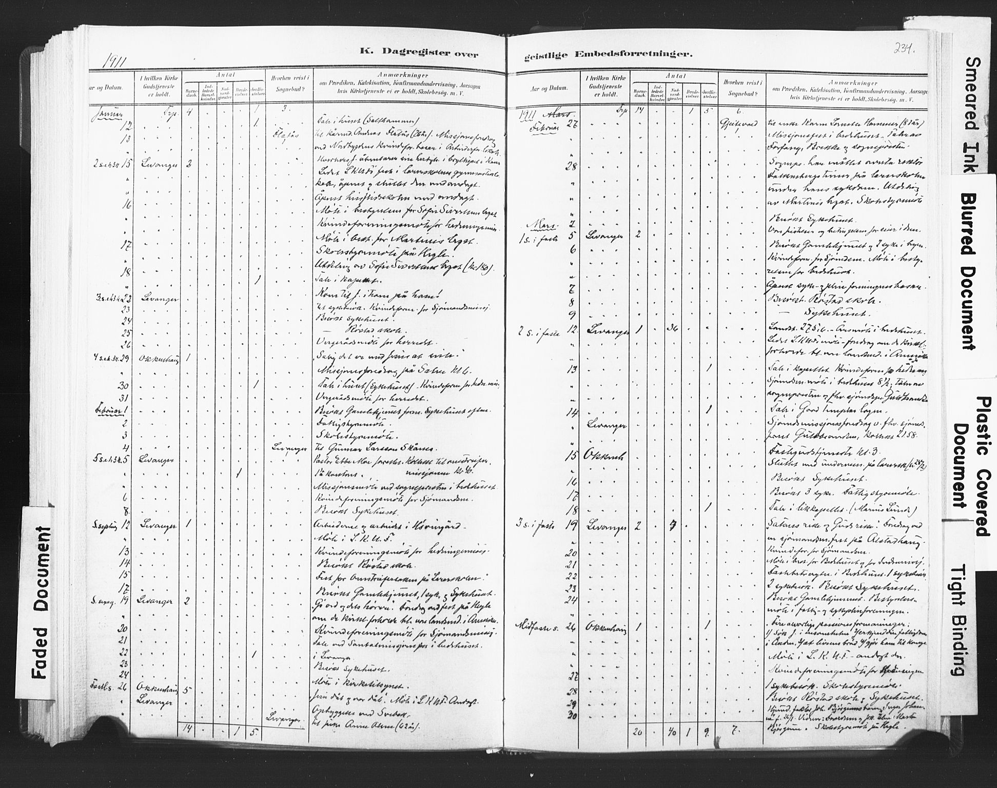 Ministerialprotokoller, klokkerbøker og fødselsregistre - Nord-Trøndelag, AV/SAT-A-1458/720/L0189: Ministerialbok nr. 720A05, 1880-1911, s. 234