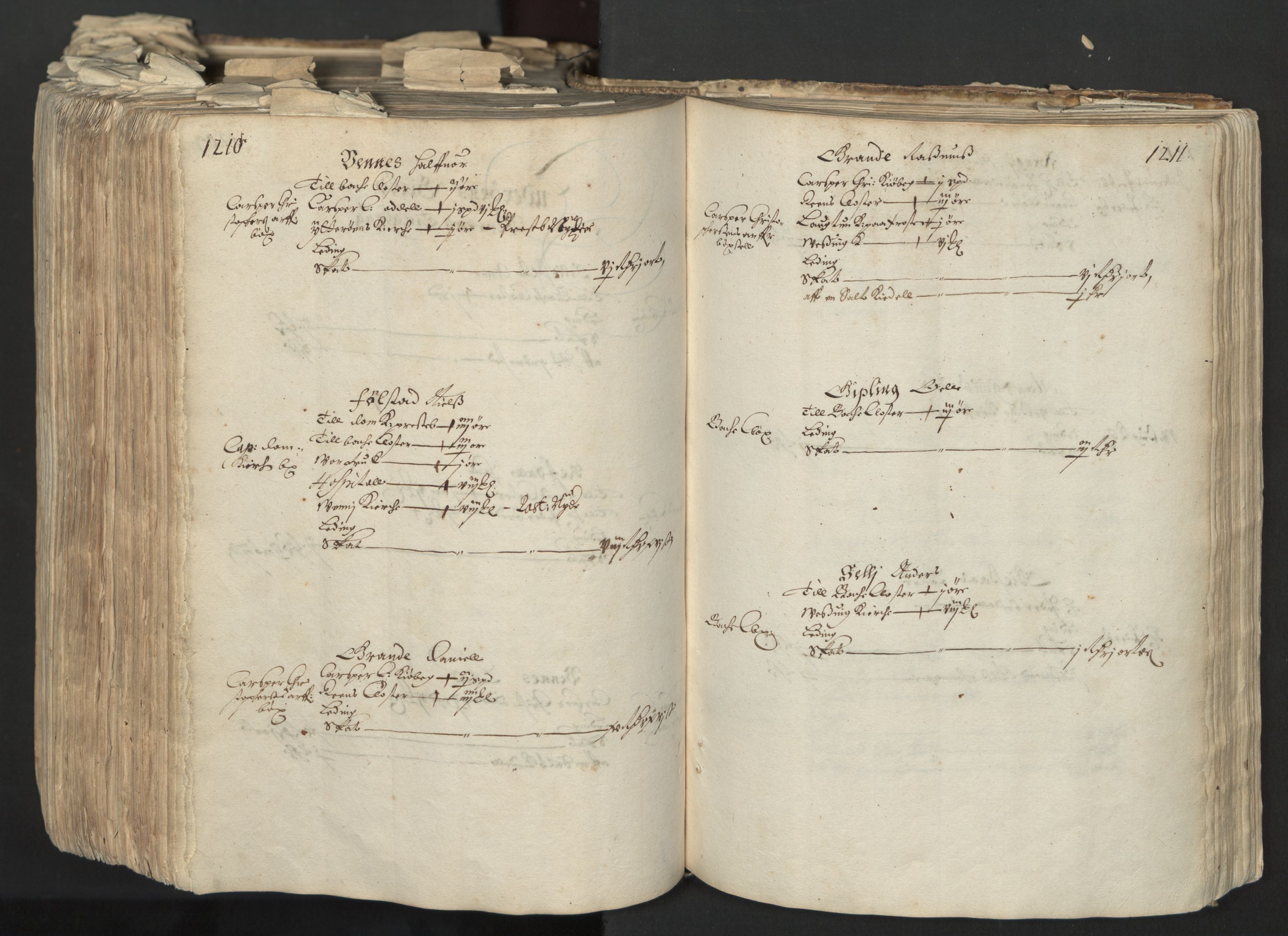 Rentekammeret inntil 1814, Realistisk ordnet avdeling, AV/RA-EA-4070/L/L0027: Trondheim lagdømme:, 1661, s. 1210-1211
