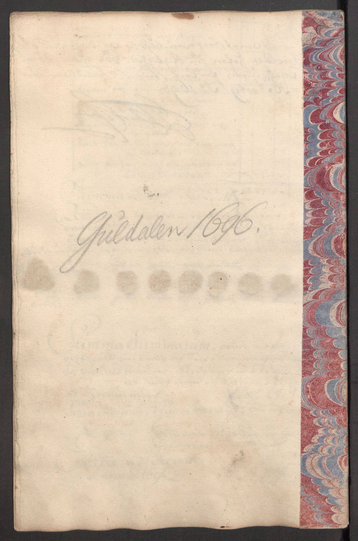 Rentekammeret inntil 1814, Reviderte regnskaper, Fogderegnskap, RA/EA-4092/R60/L3946: Fogderegnskap Orkdal og Gauldal, 1696, s. 340