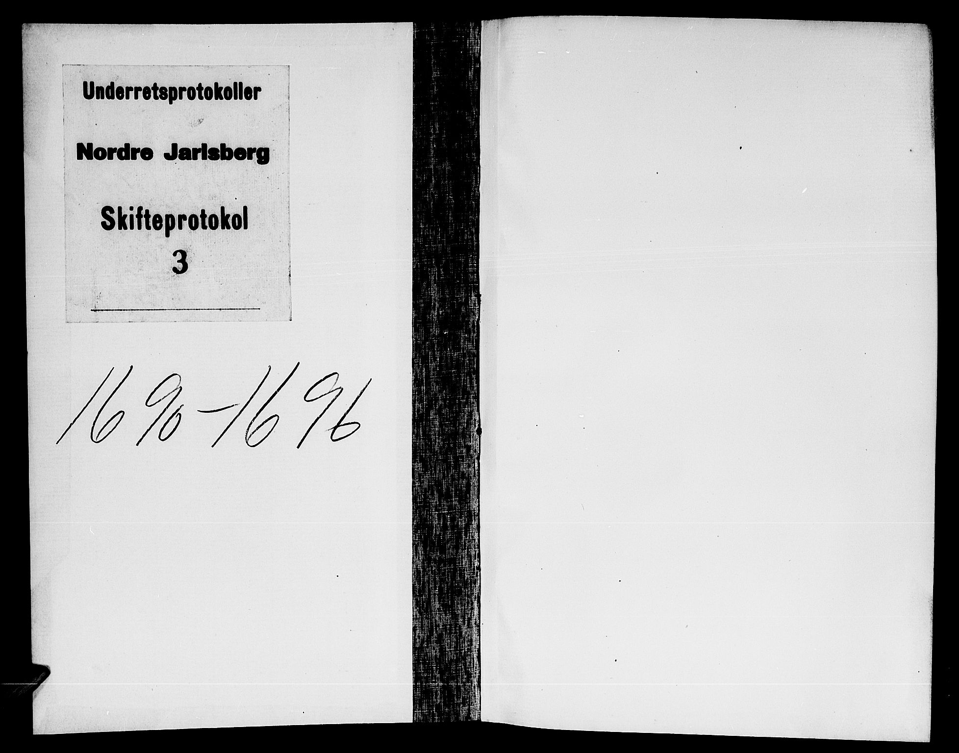 Nordre Jarlsberg sorenskriveri, SAKO/A-80/H/Hc/L0003: Skifteprotokoll, 1690-1695