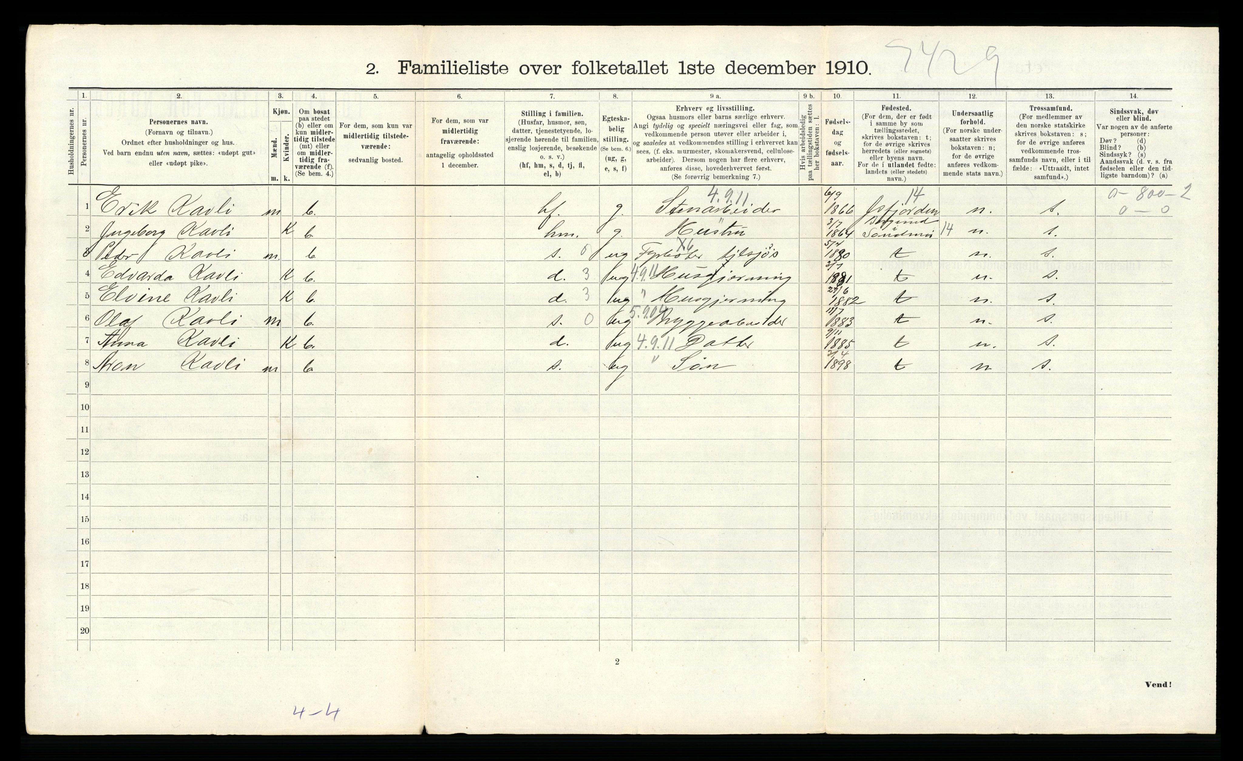 RA, Folketelling 1910 for 1501 Ålesund kjøpstad, 1910, s. 4374