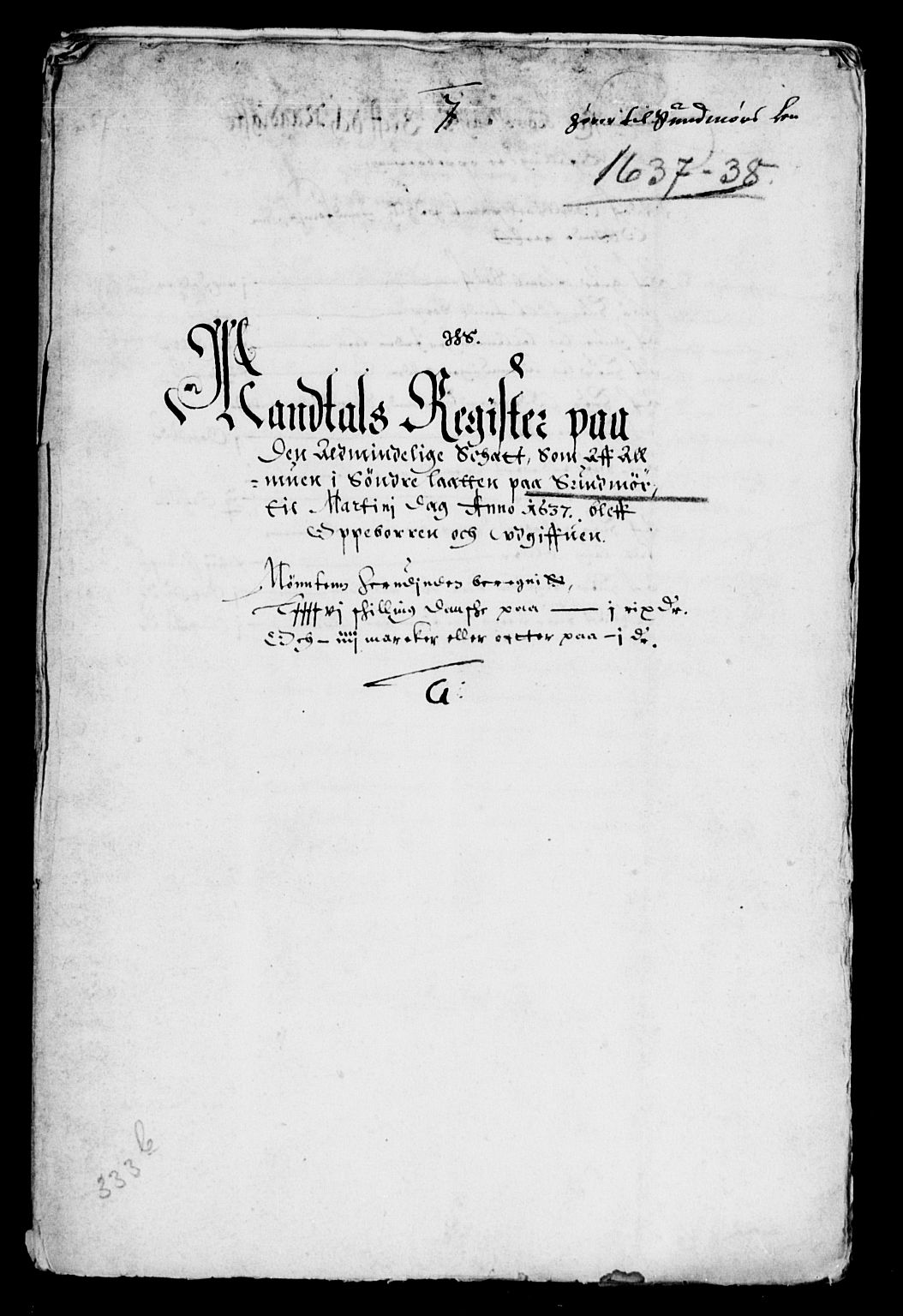 Rentekammeret inntil 1814, Reviderte regnskaper, Lensregnskaper, AV/RA-EA-5023/R/Rb/Rbt/L0079: Bergenhus len, 1637-1638