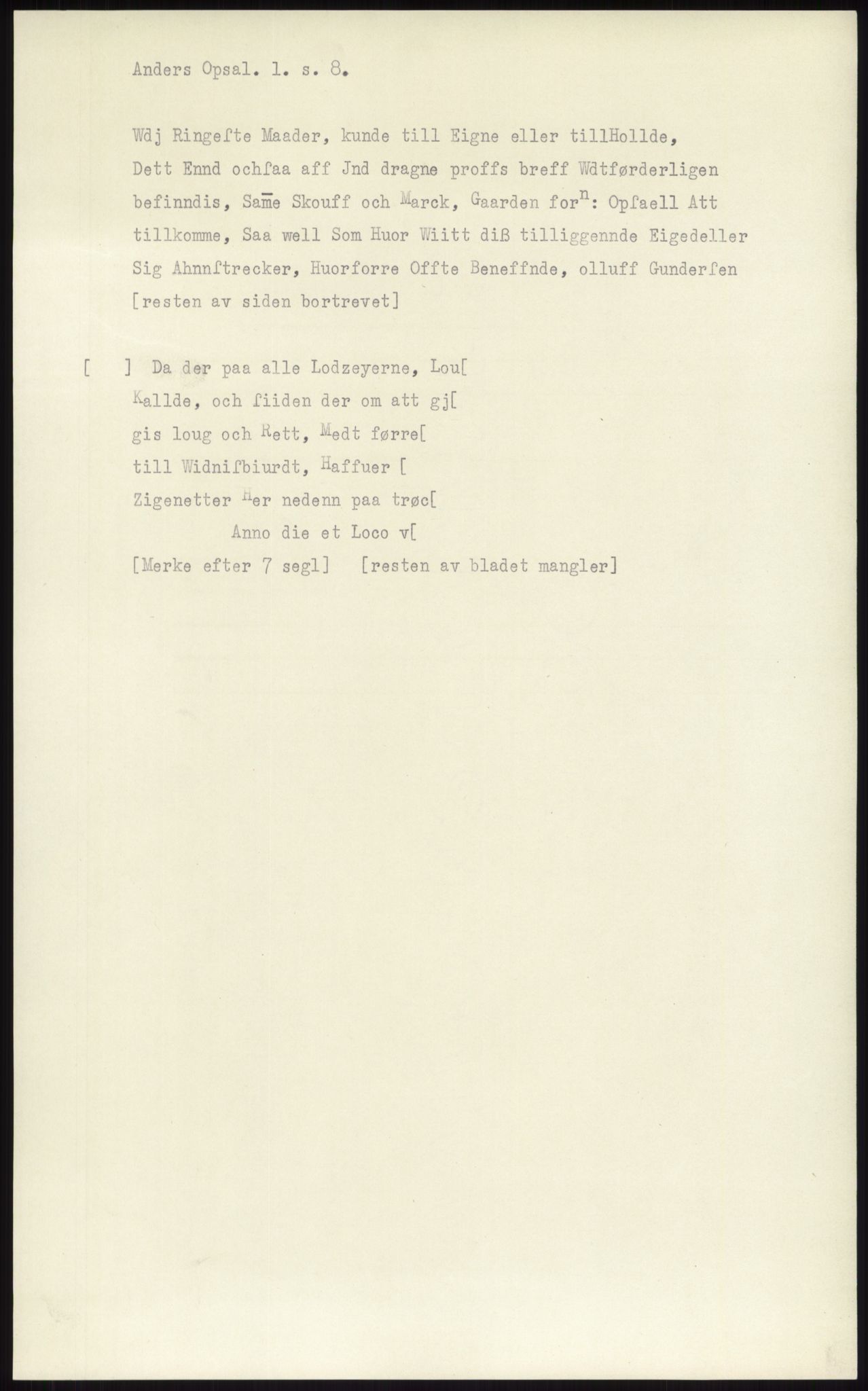 Samlinger til kildeutgivelse, Diplomavskriftsamlingen, AV/RA-EA-4053/H/Ha, s. 1769