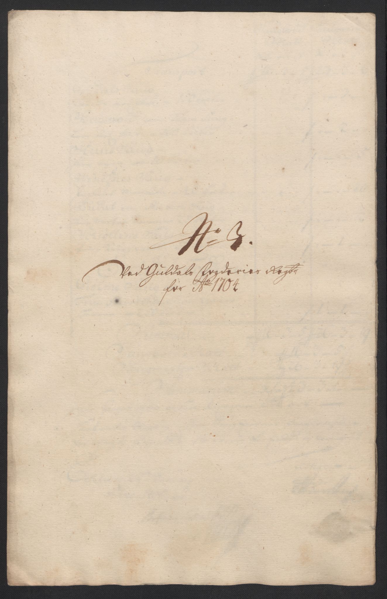 Rentekammeret inntil 1814, Reviderte regnskaper, Fogderegnskap, AV/RA-EA-4092/R60/L3954: Fogderegnskap Orkdal og Gauldal, 1704, s. 328