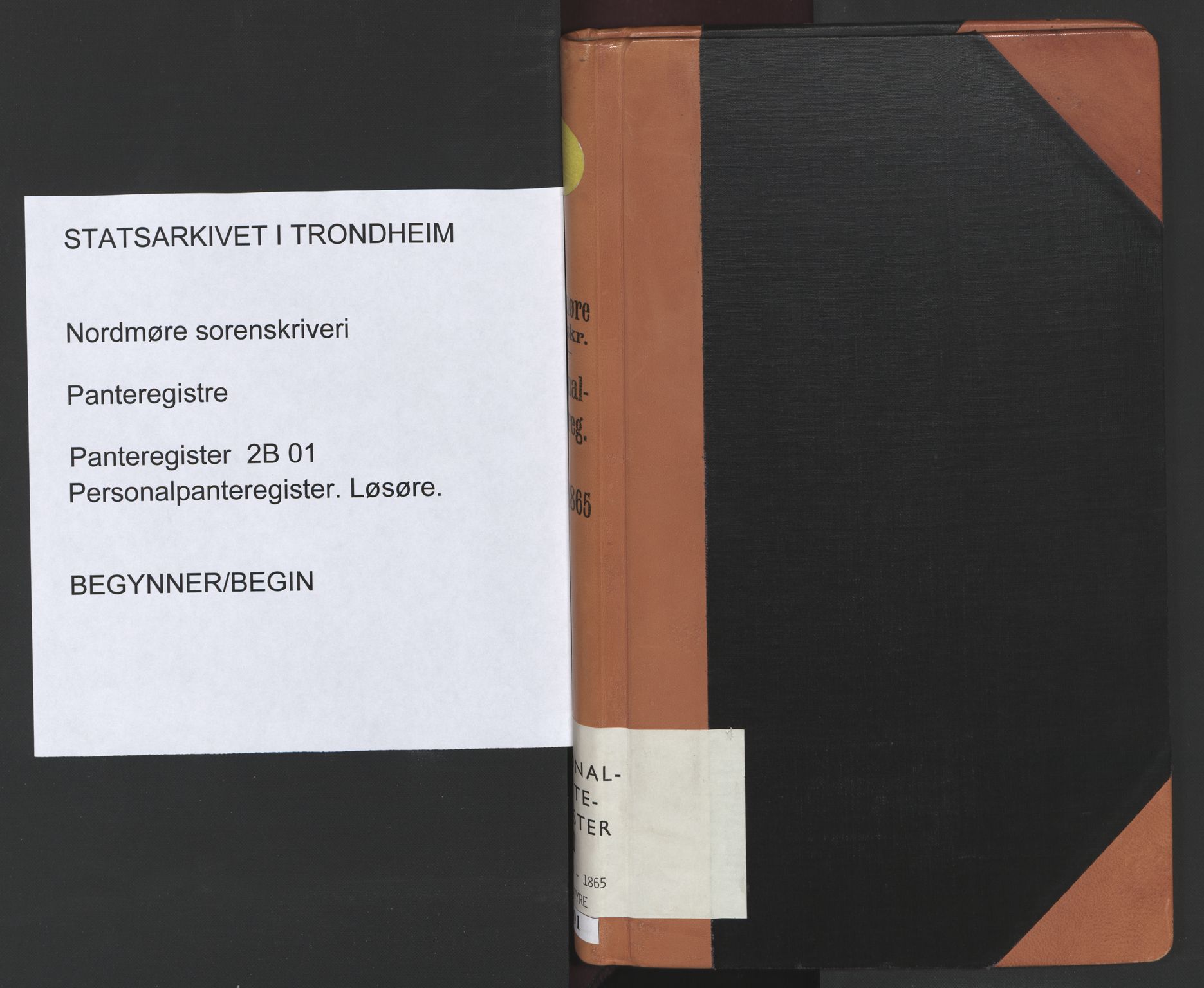 Nordmøre sorenskriveri, SAT/A-4132/1/2/2B/L0001: Panteregister nr. 1, 1844-1865