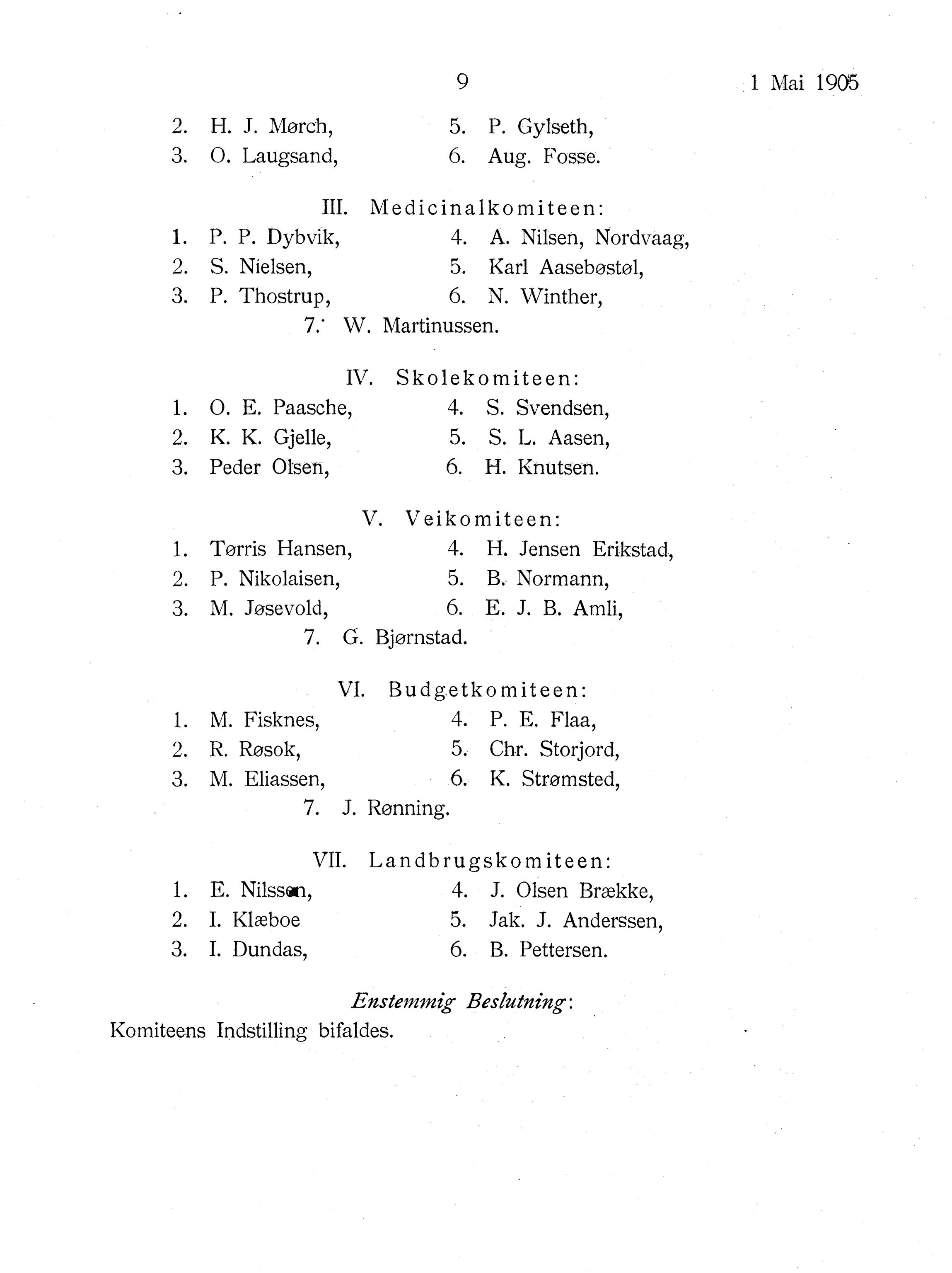 Nordland Fylkeskommune. Fylkestinget, AIN/NFK-17/176/A/Ac/L0028: Fylkestingsforhandlinger 1905, 1905, s. 10