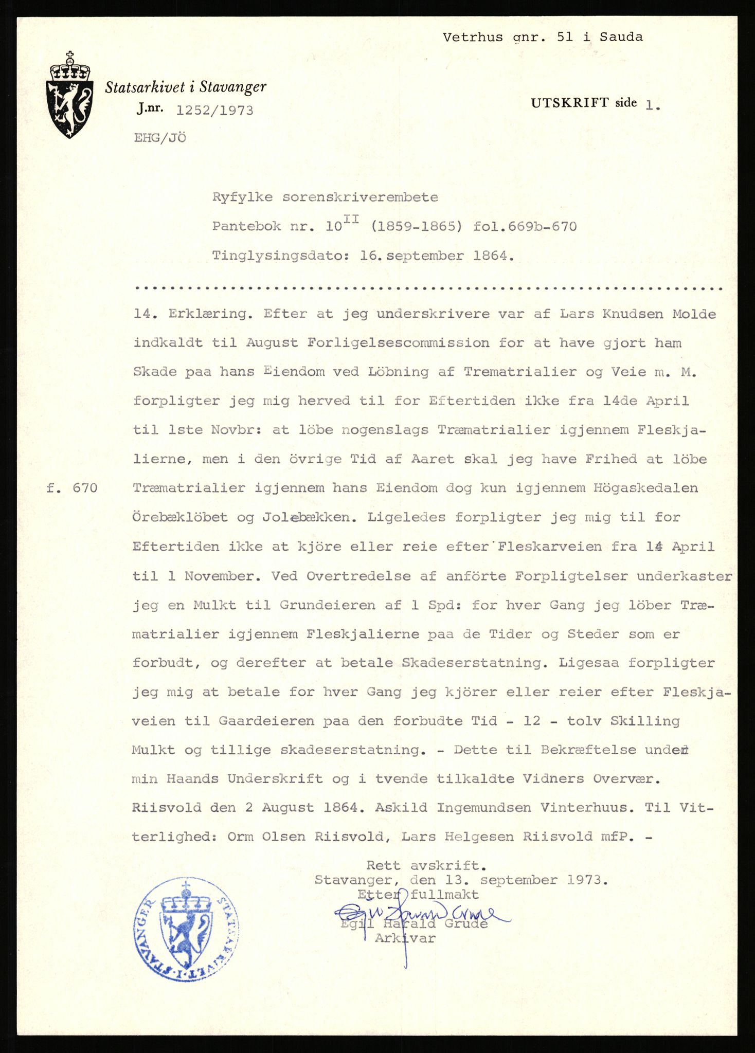 Statsarkivet i Stavanger, AV/SAST-A-101971/03/Y/Yj/L0094: Avskrifter sortert etter gårdsnavn: Vetrhus - Vik i Nerstrand, 1750-1930, s. 2