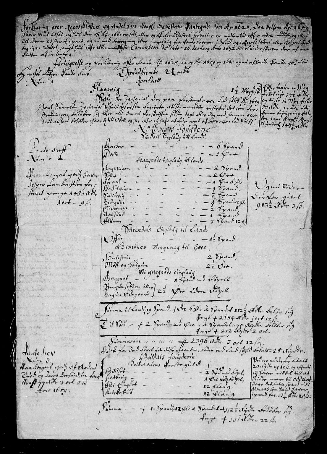 Rentekammeret inntil 1814, Reviderte regnskaper, Stiftamtstueregnskaper, Trondheim stiftamt og Nordland amt, AV/RA-EA-6044/R/Rd/L0040: Trondheim stiftamt, 1670-1674