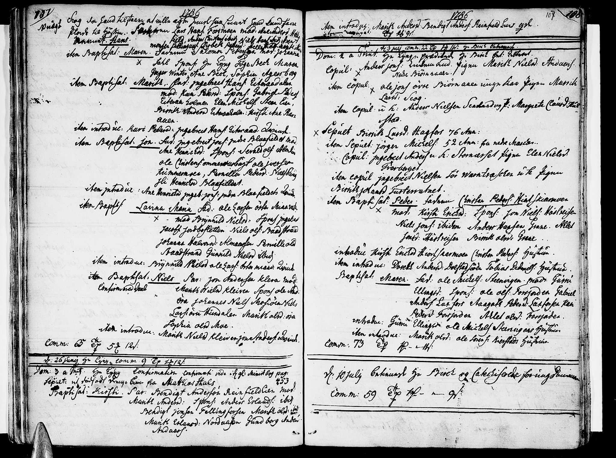 Ministerialprotokoller, klokkerbøker og fødselsregistre - Nordland, AV/SAT-A-1459/820/L0286: Ministerialbok nr. 820A07, 1780-1799, s. 107-108