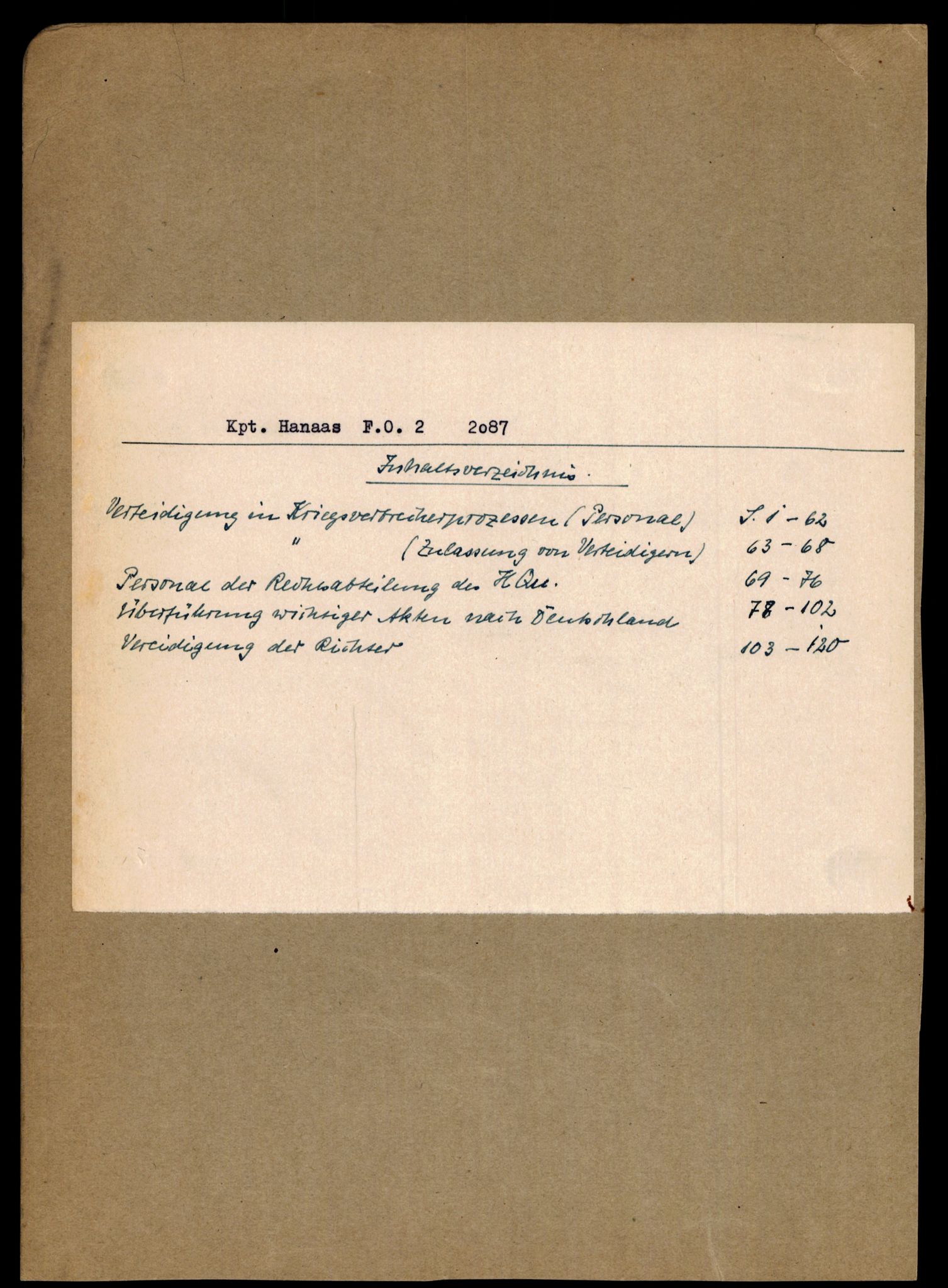 Forsvarets Overkommando. 2 kontor. Arkiv 11.4. Spredte tyske arkivsaker, AV/RA-RAFA-7031/D/Dar/Darc/L0009: FO.II, 1945-1948, s. 3