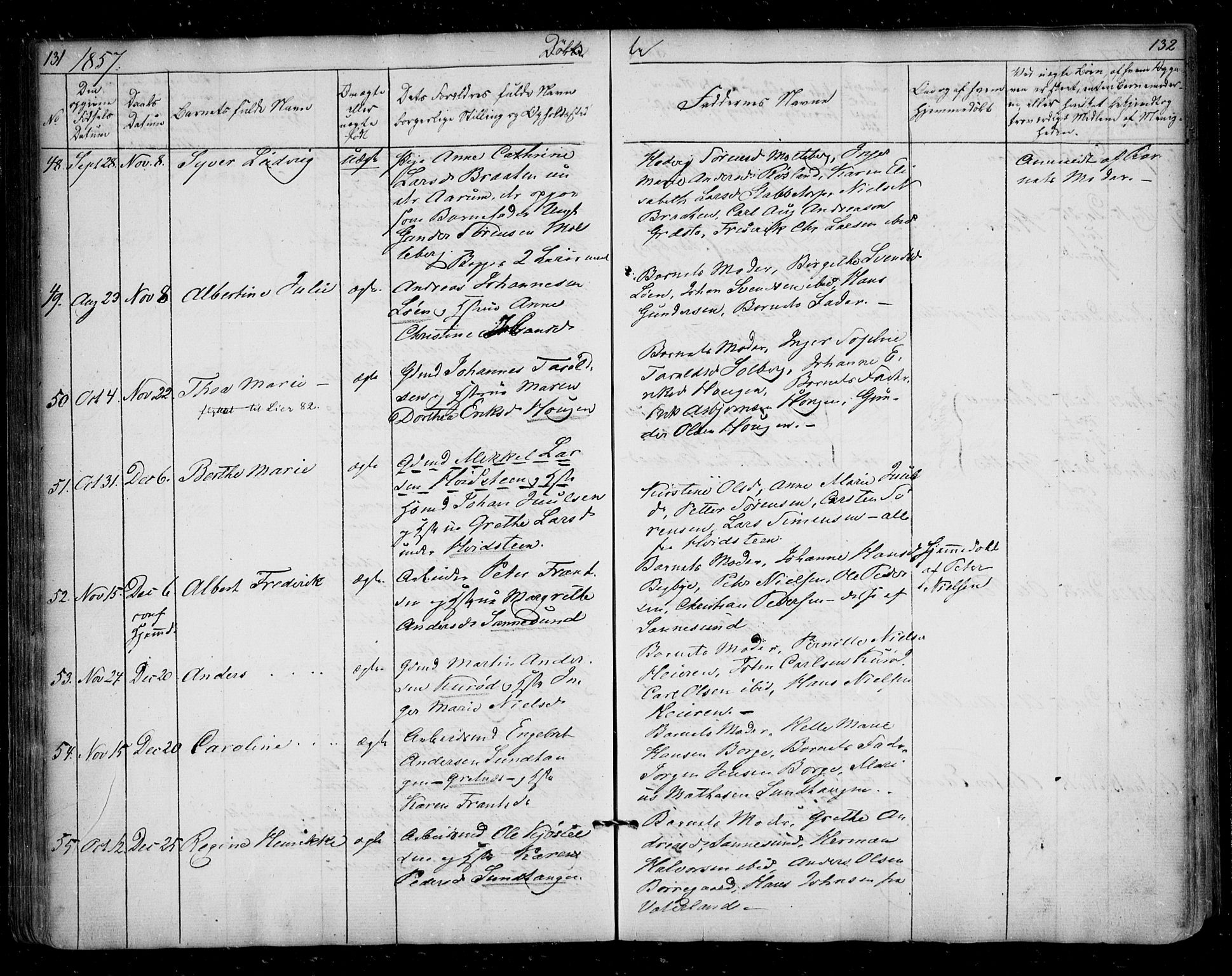 Borge prestekontor Kirkebøker, AV/SAO-A-10903/F/Fa/L0005: Ministerialbok nr. I 5, 1848-1860, s. 131-132