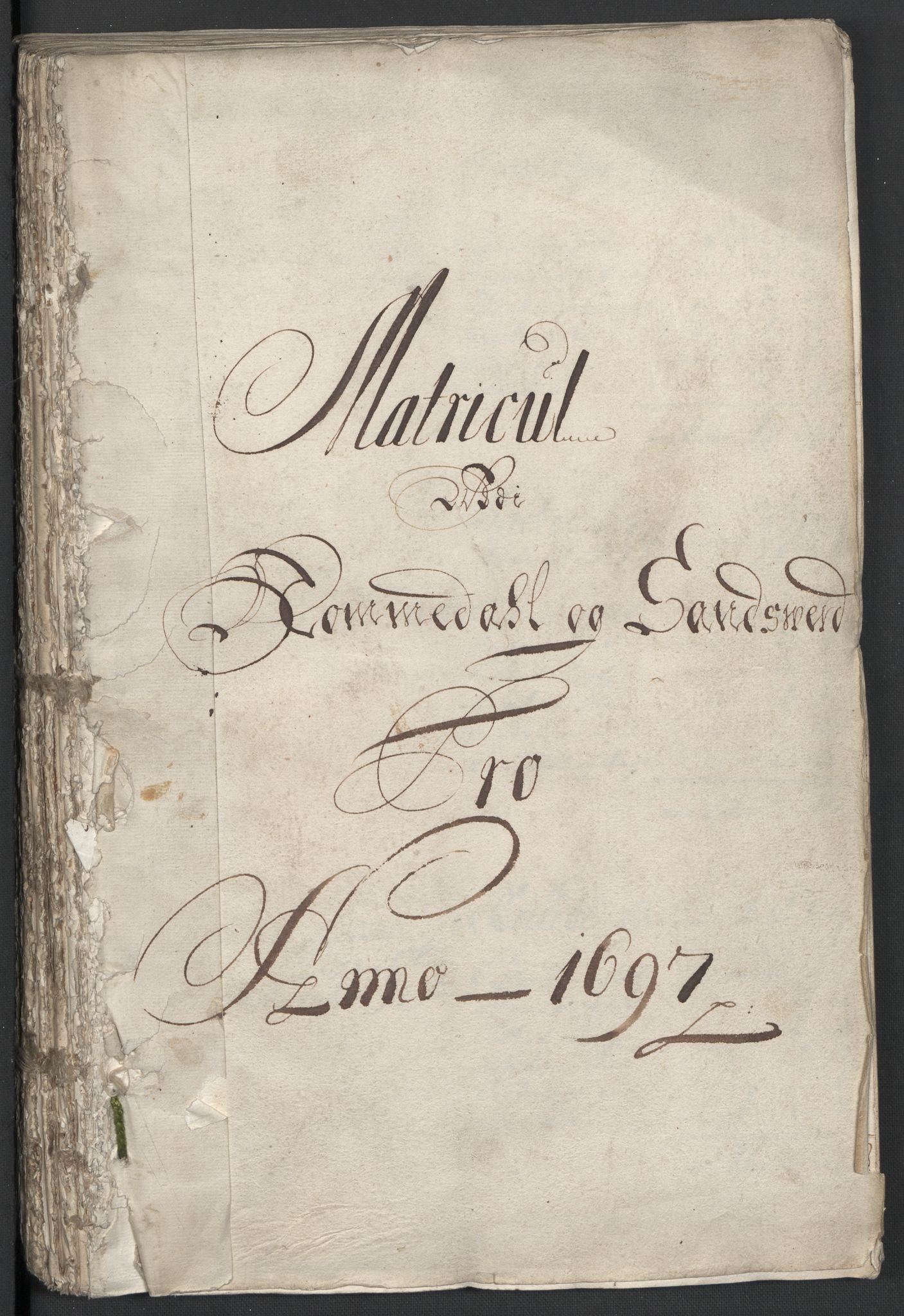 Rentekammeret inntil 1814, Reviderte regnskaper, Fogderegnskap, RA/EA-4092/R24/L1576: Fogderegnskap Numedal og Sandsvær, 1696-1697, s. 180