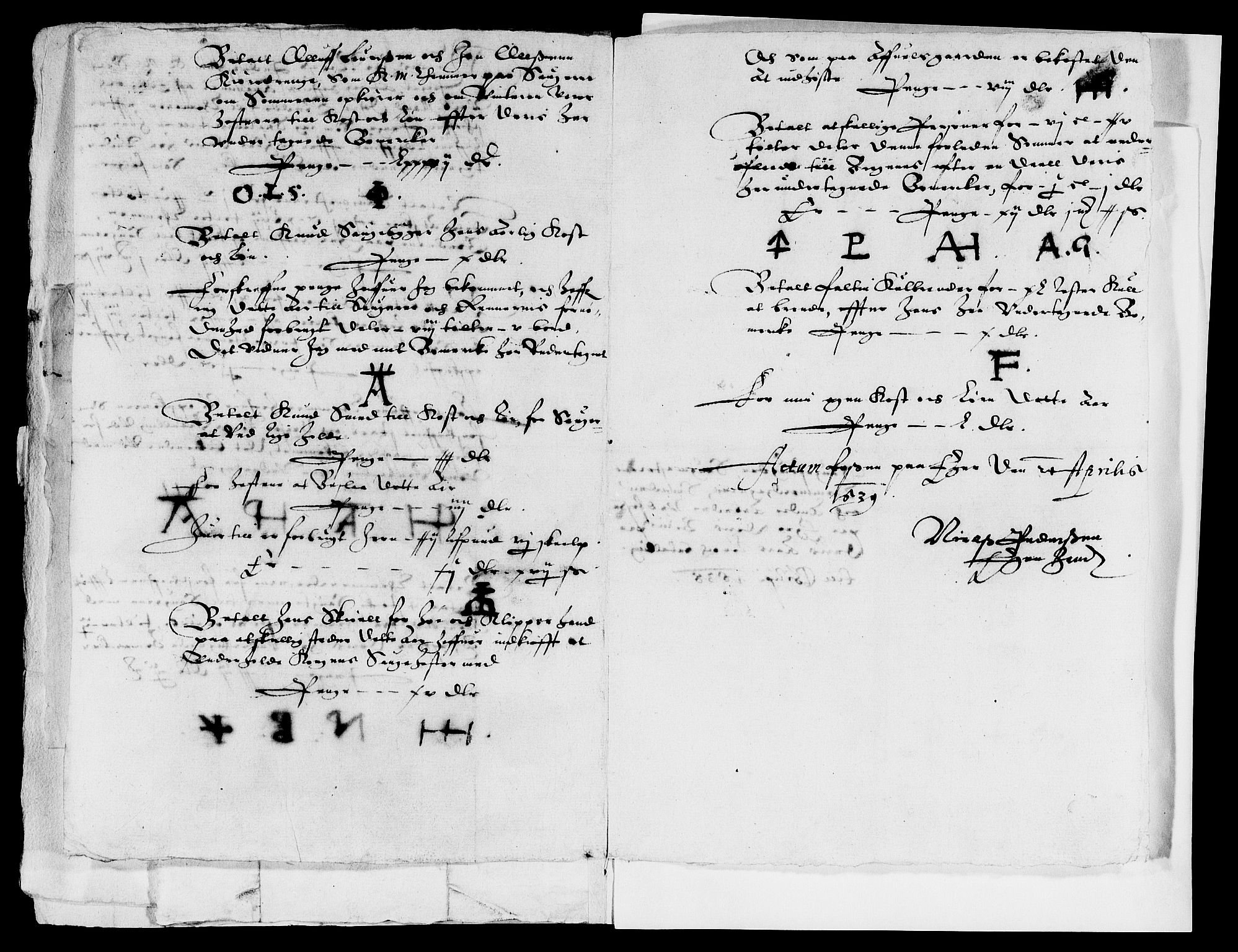 Rentekammeret inntil 1814, Reviderte regnskaper, Lensregnskaper, AV/RA-EA-5023/R/Rb/Rbm/L0004: Eiker len, 1626-1640