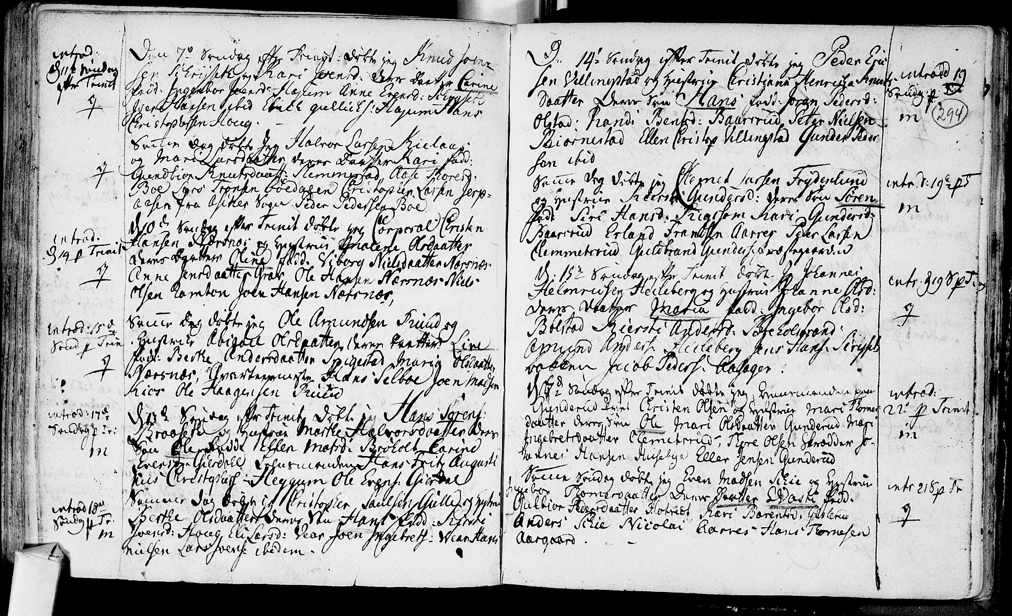 Røyken kirkebøker, AV/SAKO-A-241/F/Fa/L0002: Ministerialbok nr. 2, 1731-1782, s. 294