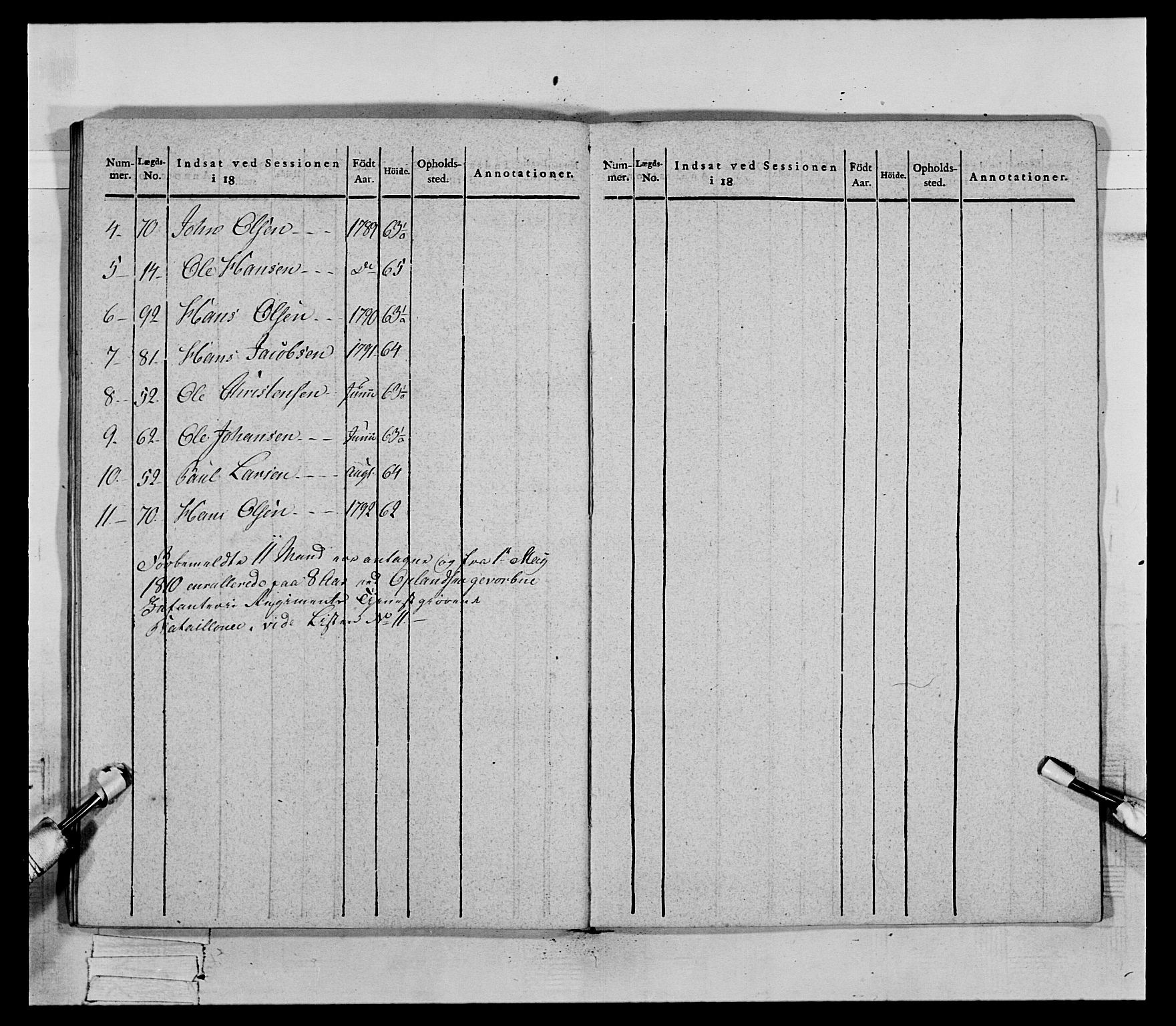 Generalitets- og kommissariatskollegiet, Det kongelige norske kommissariatskollegium, AV/RA-EA-5420/E/Eh/L0069: Opplandske gevorbne infanteriregiment, 1810-1818, s. 606