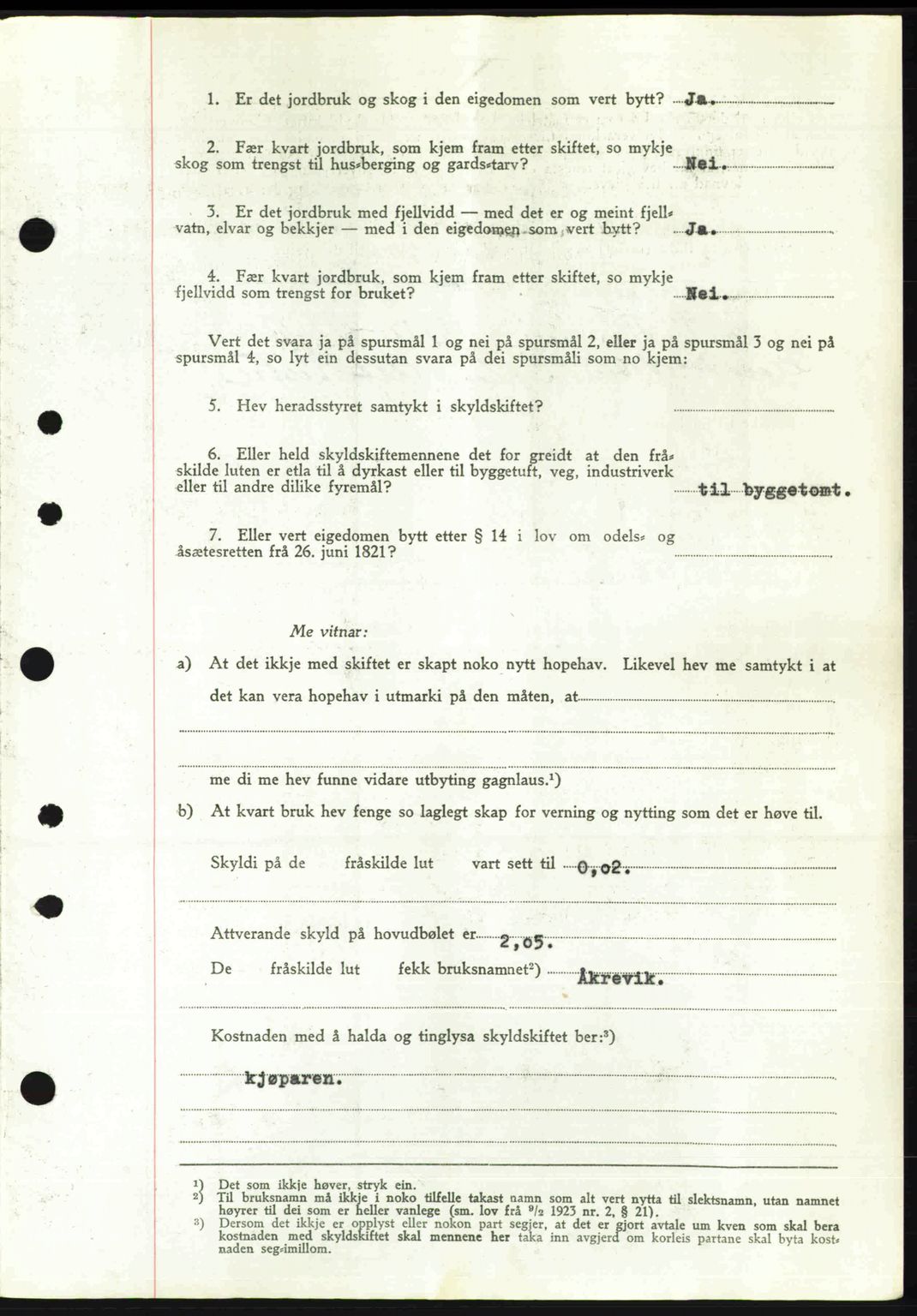 Nordre Sunnmøre sorenskriveri, AV/SAT-A-0006/1/2/2C/2Ca: Pantebok nr. A25, 1947-1947, Dagboknr: 1717/1947