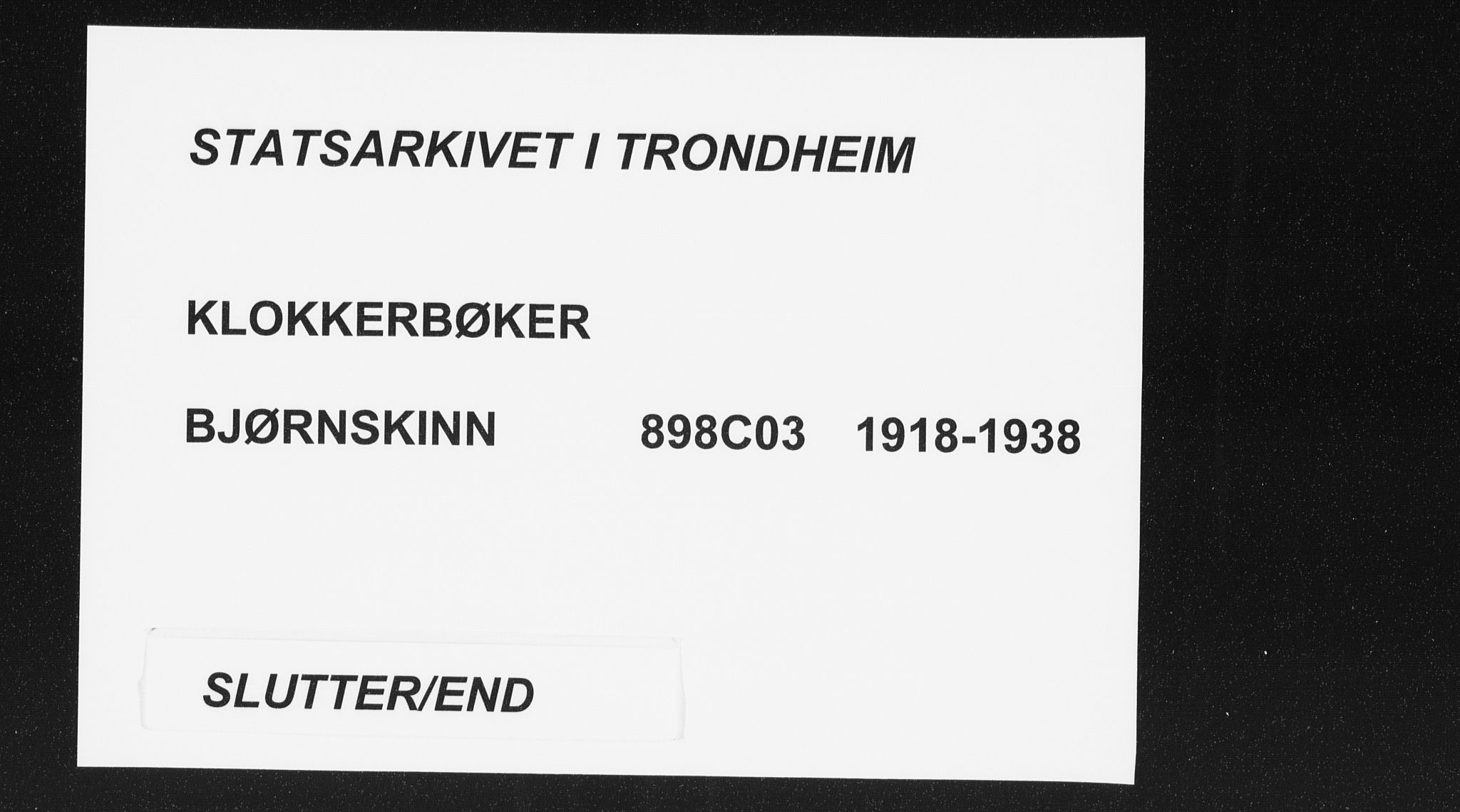 Ministerialprotokoller, klokkerbøker og fødselsregistre - Nordland, AV/SAT-A-1459/898/L1428: Klokkerbok nr. 898C03, 1918-1938