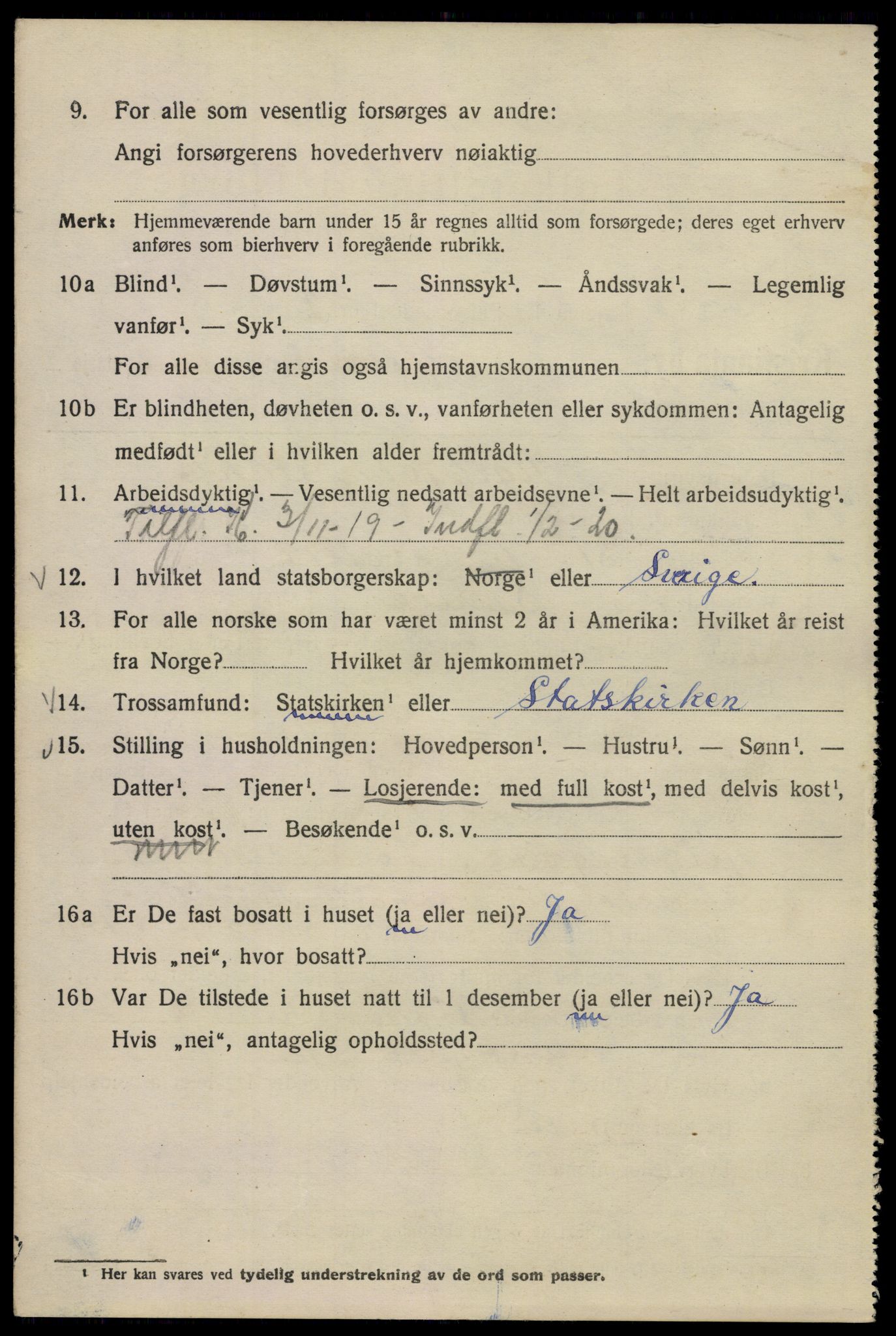 SAO, Folketelling 1920 for 0301 Kristiania kjøpstad, 1920, s. 394002