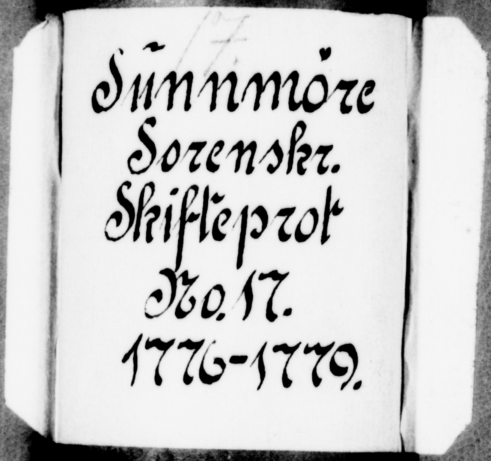 Sunnmøre sorenskriveri, AV/SAT-A-0005/3/3A/L0026: Skifteprotokoll 17, 1776-1779