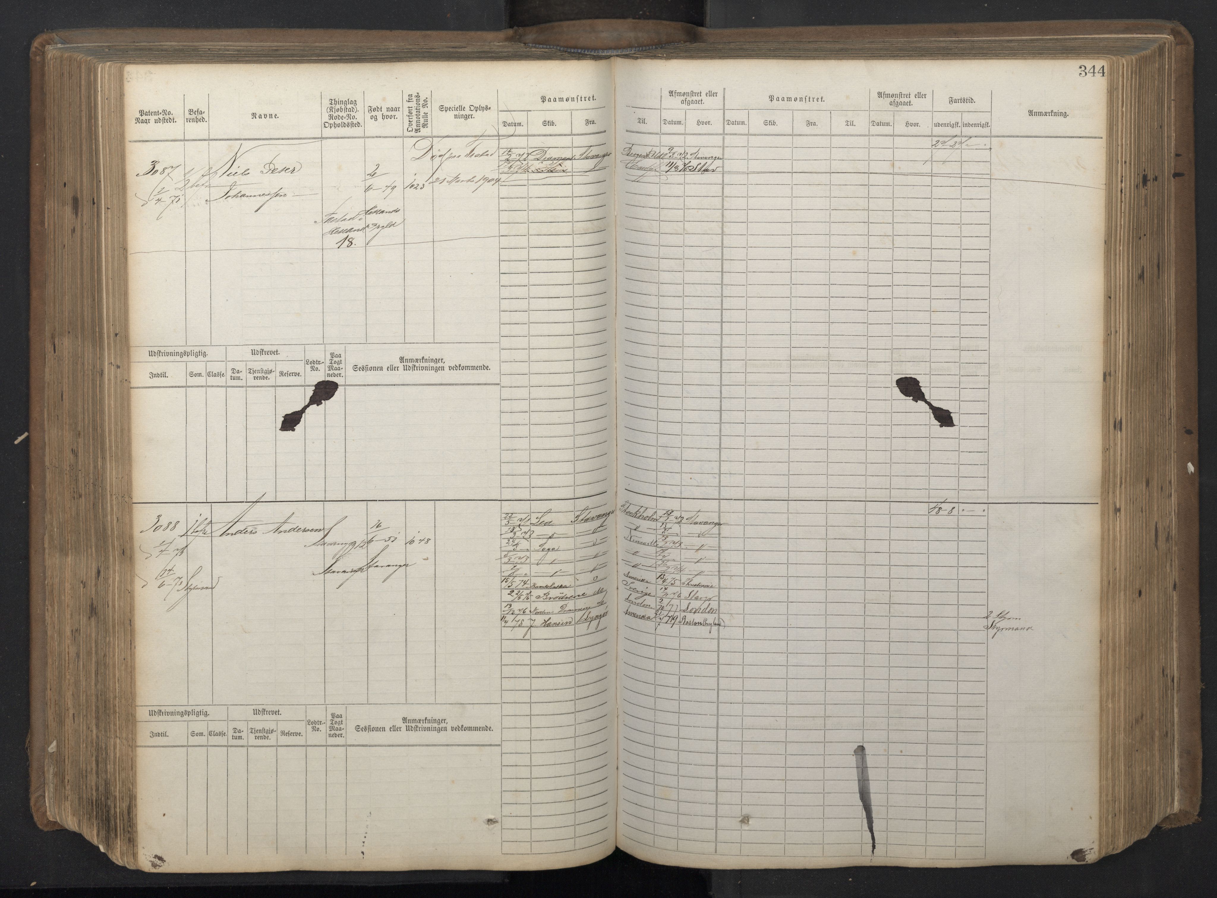 Stavanger sjømannskontor, AV/SAST-A-102006/F/Fb/Fbb/L0018: Sjøfartshovedrulle patnentnr. 2402-3602 (dublett), 1869, s. 348