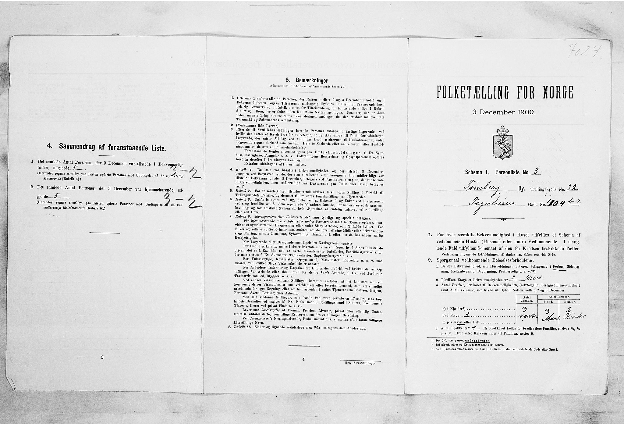 RA, Folketelling 1900 for 0705 Tønsberg kjøpstad, 1900, s. 4826