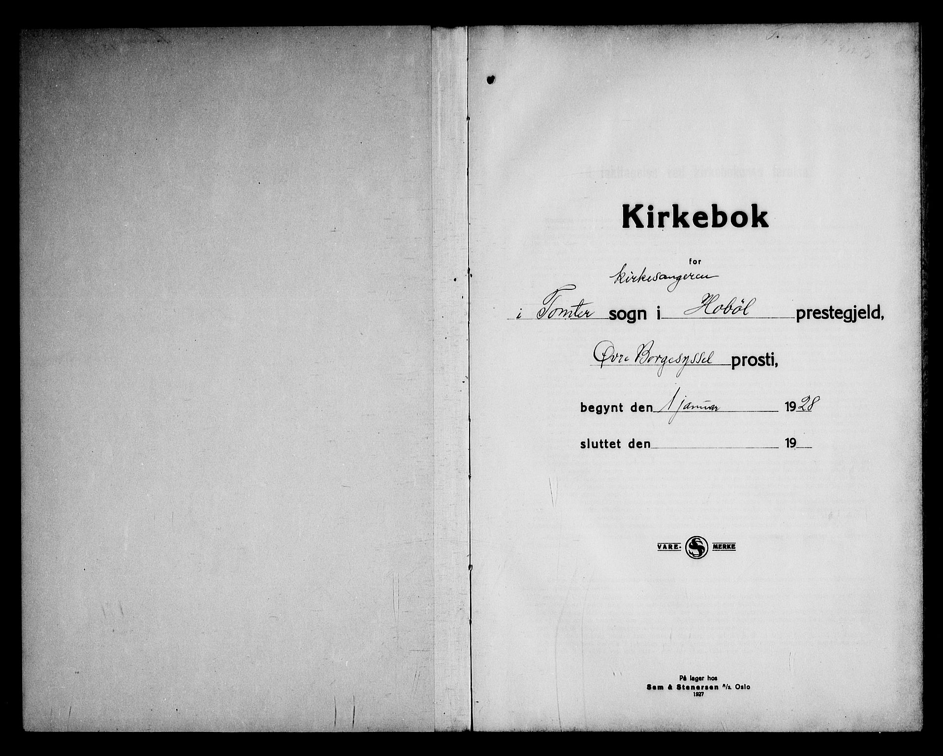 Hobøl prestekontor Kirkebøker, SAO/A-2002/G/Ga/L0002: Klokkerbok nr. I 2, 1928-1945