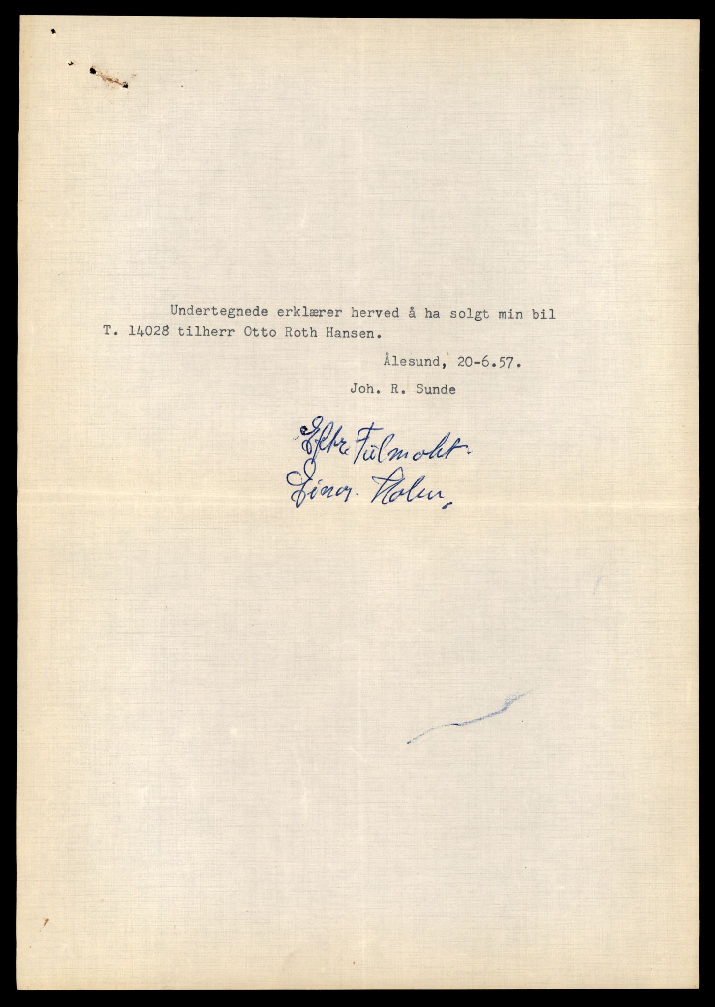 Møre og Romsdal vegkontor - Ålesund trafikkstasjon, AV/SAT-A-4099/F/Fe/L0042: Registreringskort for kjøretøy T 13906 - T 14079, 1927-1998, s. 1923