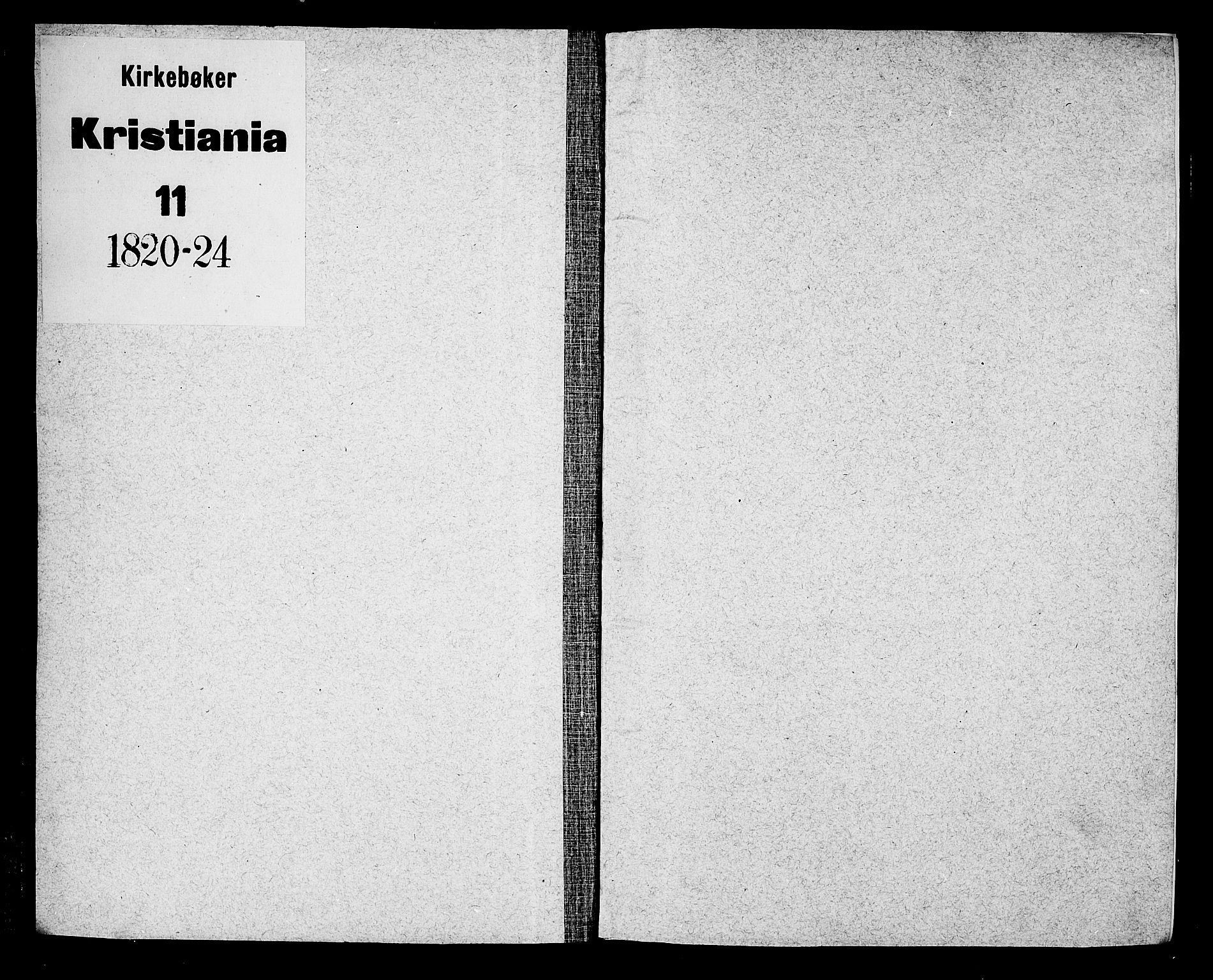 Oslo domkirke Kirkebøker, SAO/A-10752/G/Ga/L0002: Klokkerbok nr. 2, 1820-1824